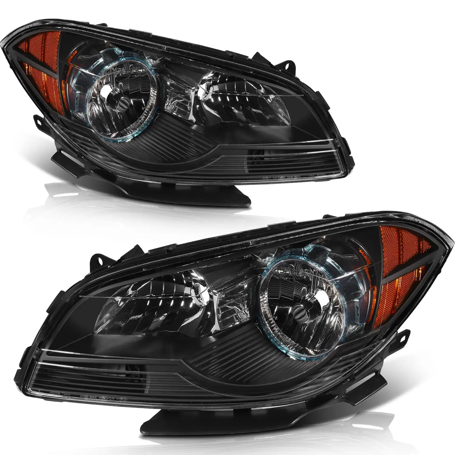 SCITOO Headlight Assembly Fit For Chevrolet Malibu 2008-2012 Headlamp