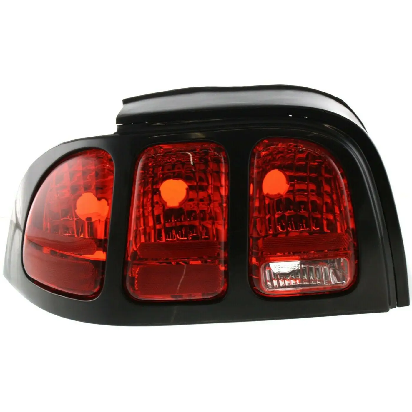 Halogen Tail Light For 2009-2011 Focus Sedan Left Clr/Red w/Chr Insert/Bulbs