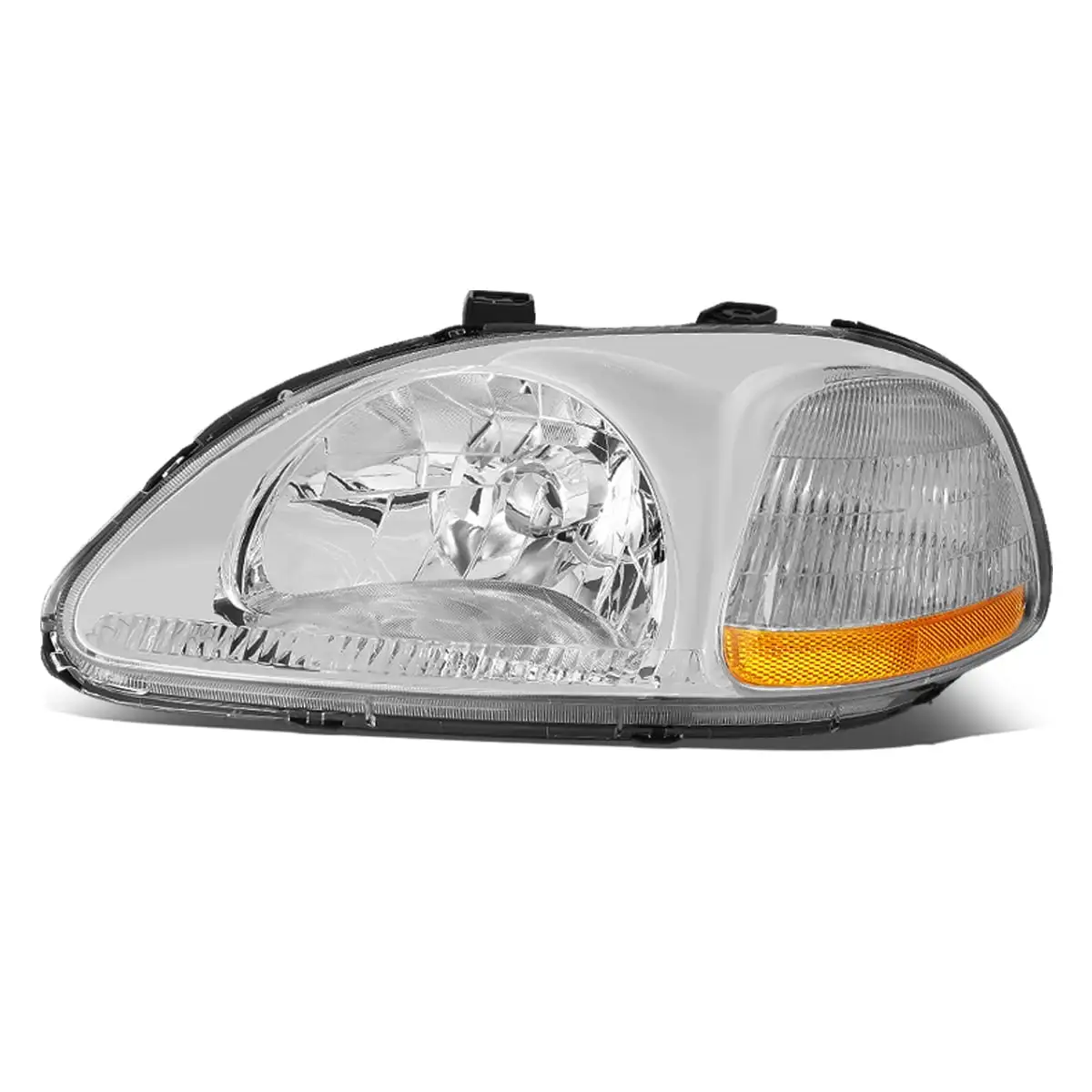 DNA Motoring OEM-HL-0005-L For 1996 to 1998 Honda Civic 1PC Factory Style Driving Headlight Headlamp Assembly Left / Driver Side 97 HO2502110