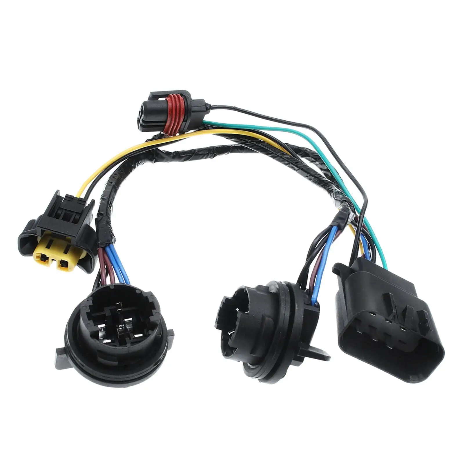 A-Premium Headlight Wiring Harness Compatible with Chevrolet Silverado 1500 2007-2013. Silverado 2500 HD 3500 HD 2007-2014. Low & High Beam. 2 Lamp Sockets. 3 Connectors. Replace# 25962806. 15841609