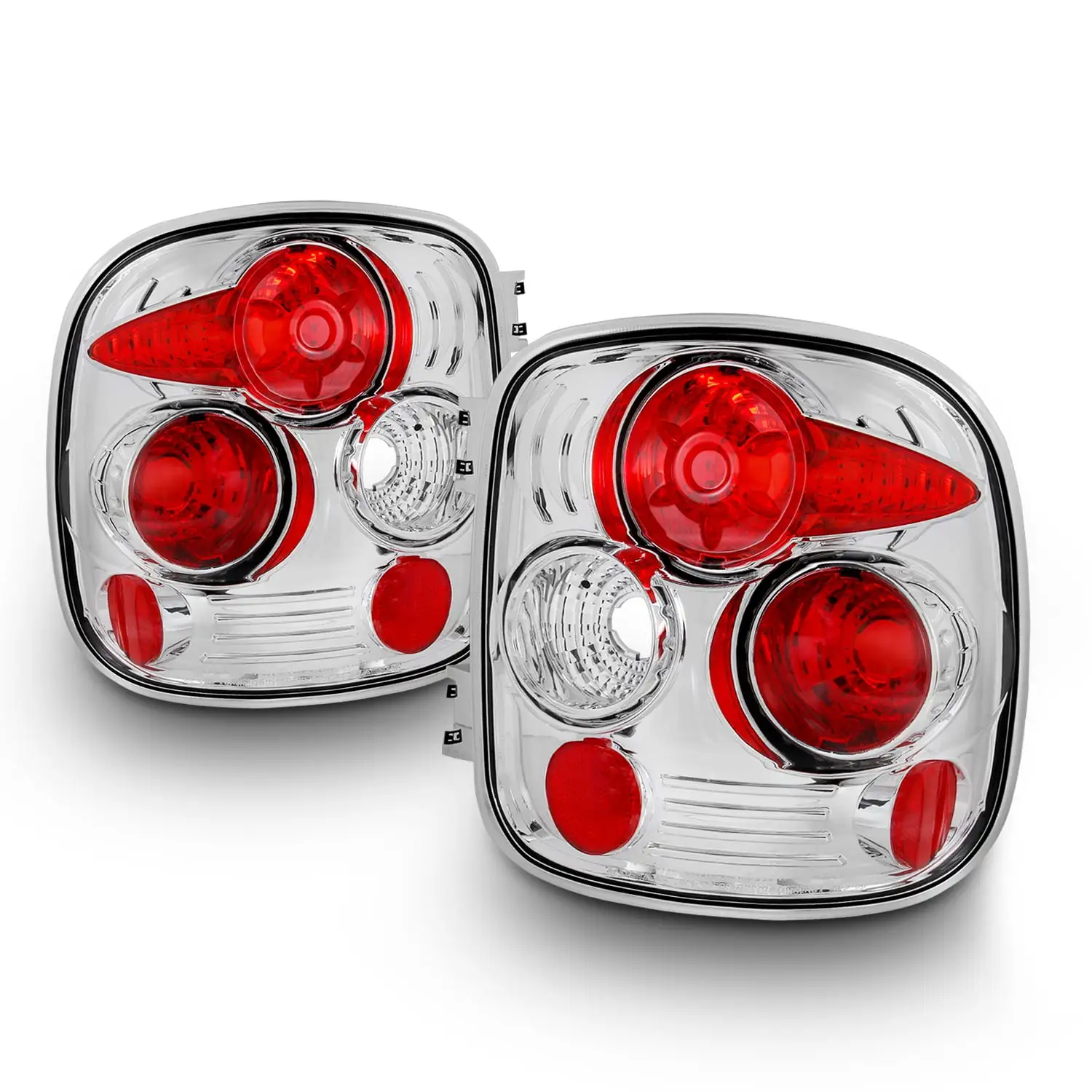 AKKON - For 2002-2006 Chevolet Avalanche Pickup GMT800 Rear Smoke Tail Lights Tail Lamps Housing