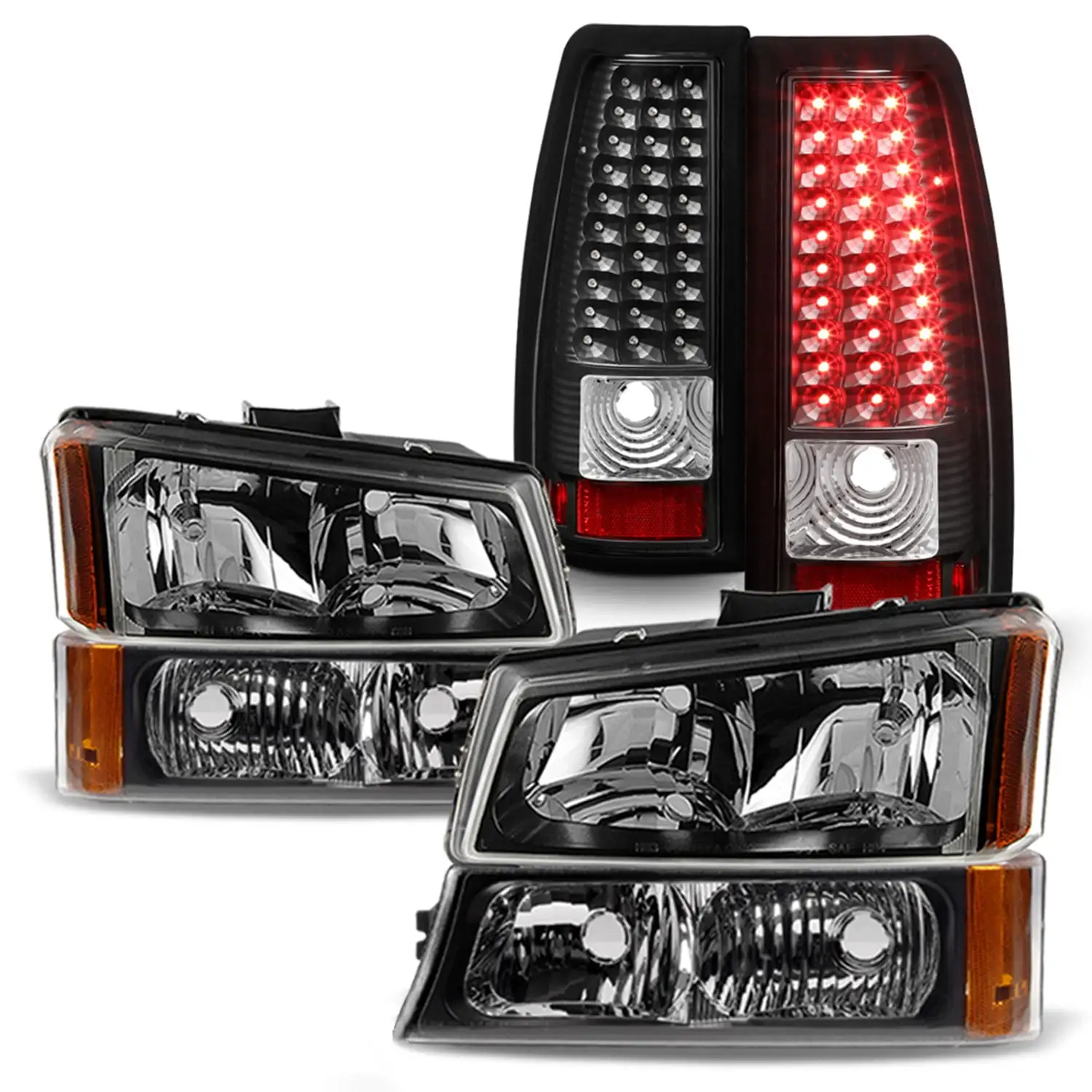 AKKON - Fits 2015-2021 Chevy Colorado [Halogen Type] Red Clear Tail Light Brake Lamp Passenger Right Side Replacement