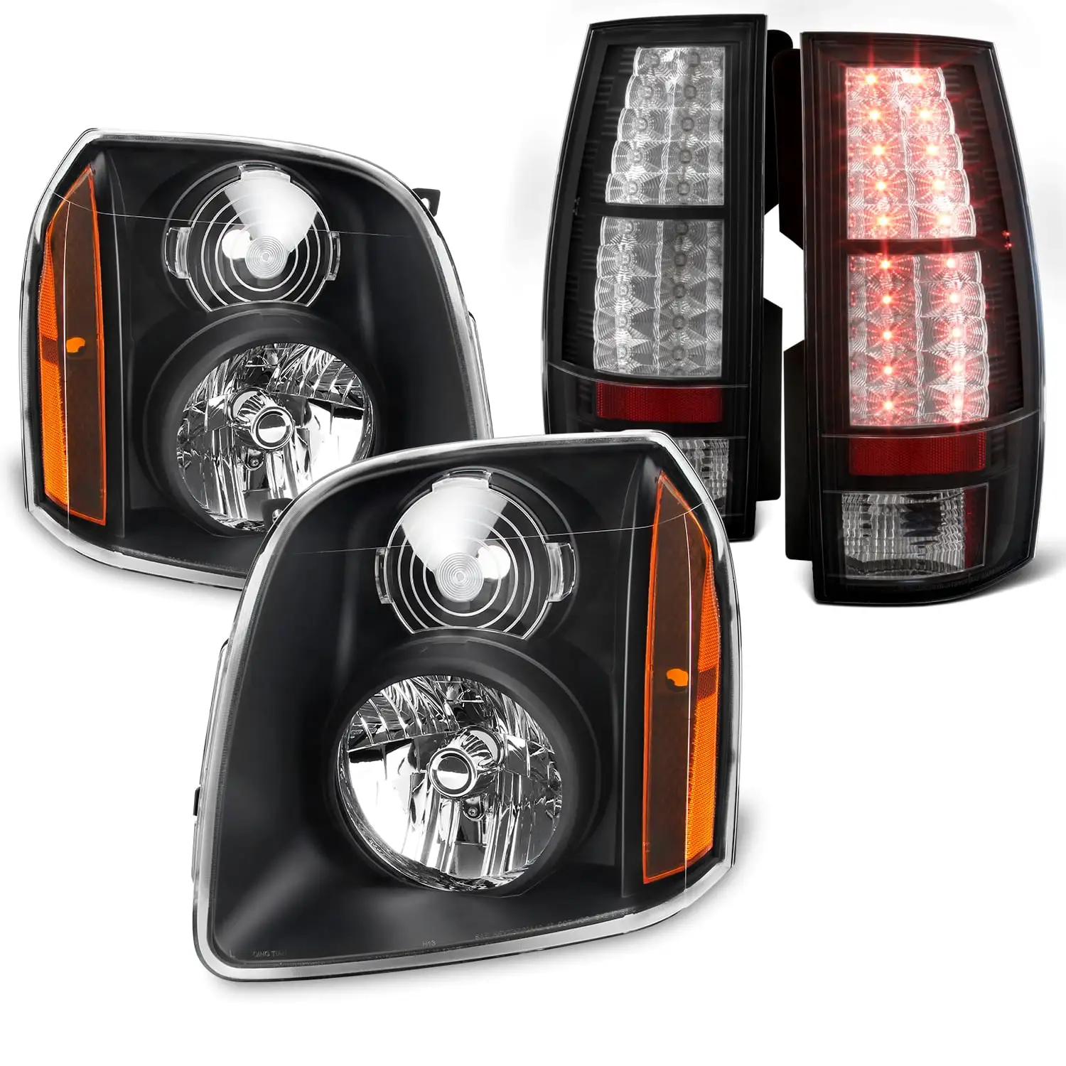 AKKON - Fit 2017-2019 Cadillac XT5 OE Style Full LED Tail Lights w/ Red Lens - Left Driver Assembly