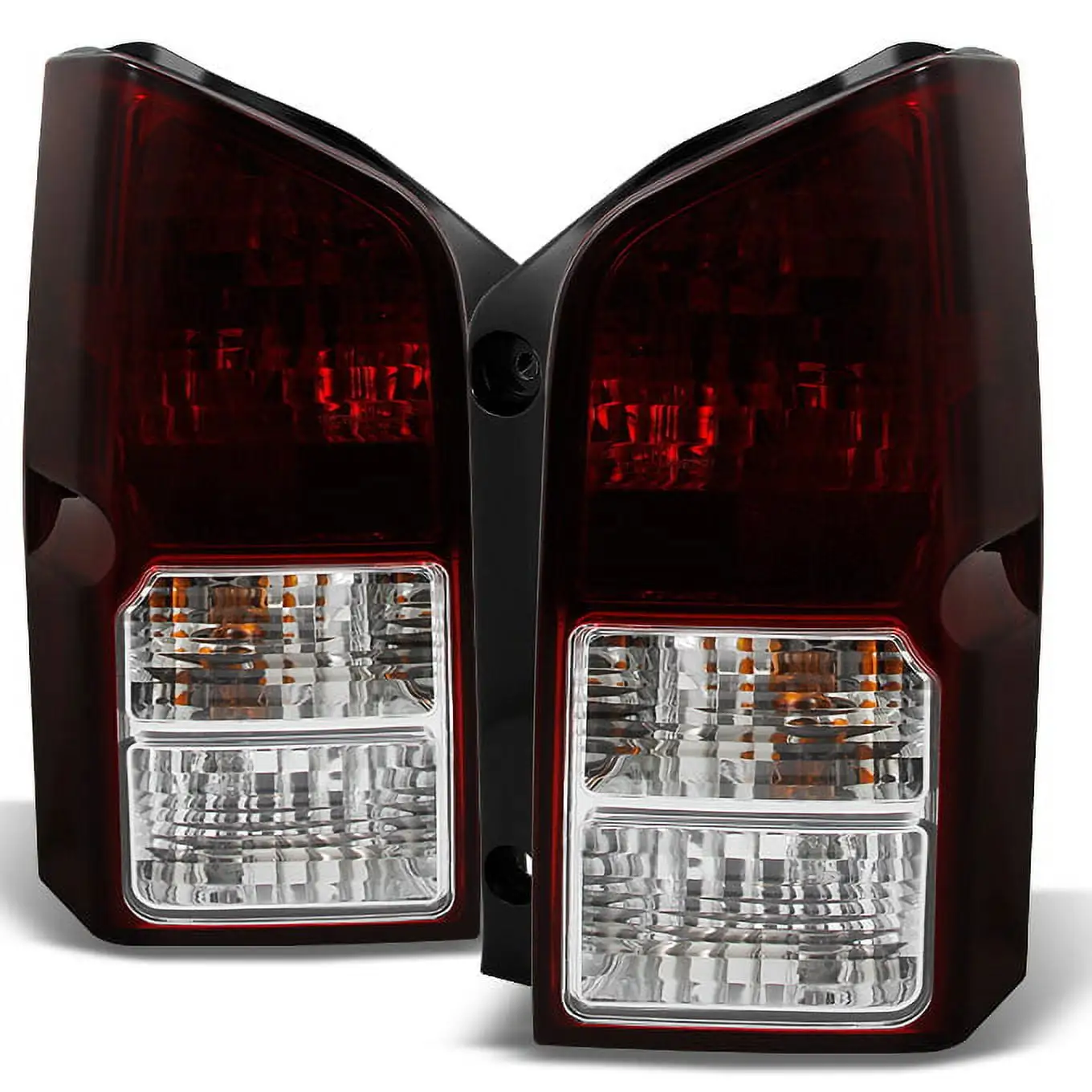 AKKON - For 00-03 Ford F-150 04 F150 Heritage Flareside Style Chrome Clear Tail Lights Brake Lamps Replacement Pair