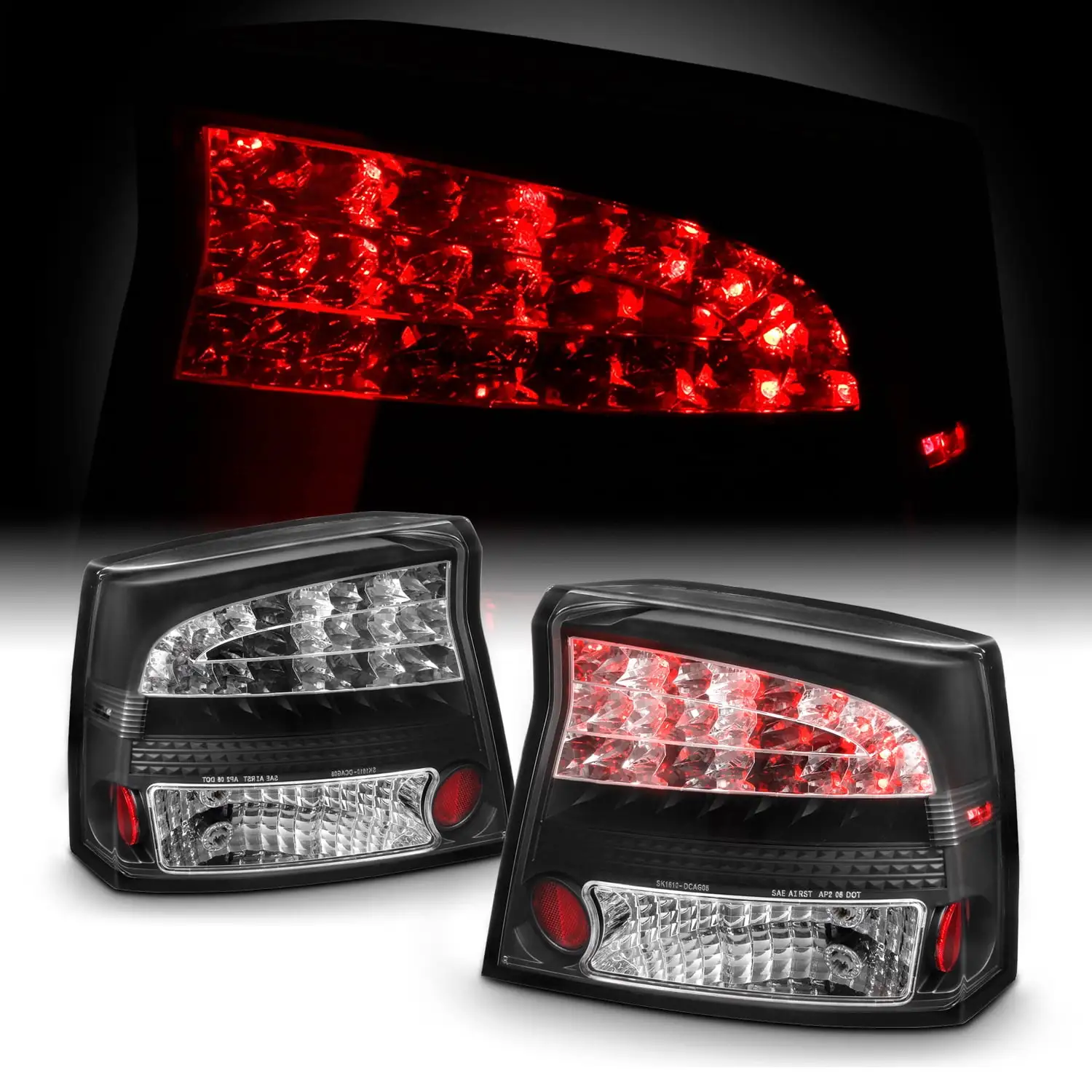 AKKON - Fit 2014-2018 Chevy Silverado 1500/ 15-19 Silverado 2500HD/3500HD /GMC SIERRA 3500 HD Tail Lights Passenger Side Rear Lamp