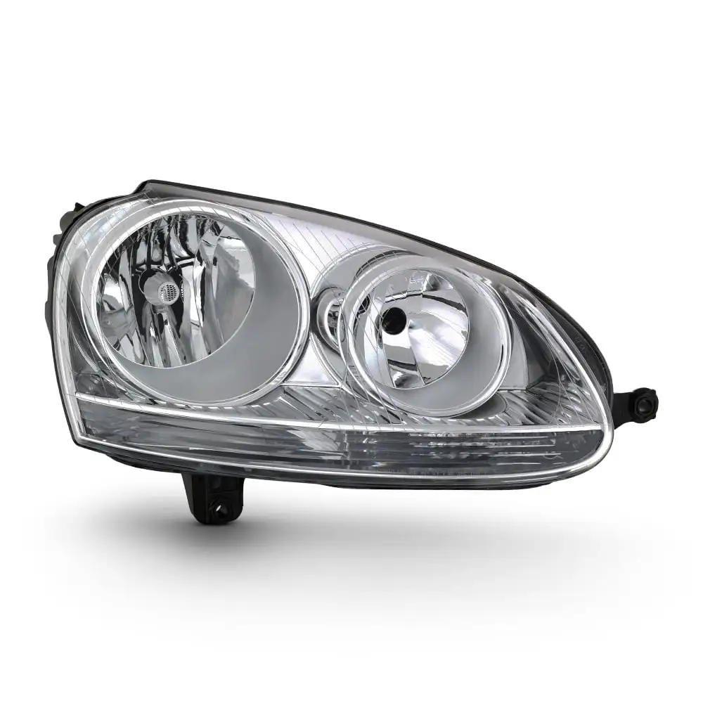 AKKON - For 06-09 VW GTI Rabbit Jetta R32 MK5 Chrome Factory Style Headlight Lamps (Passenger Right Side Only)