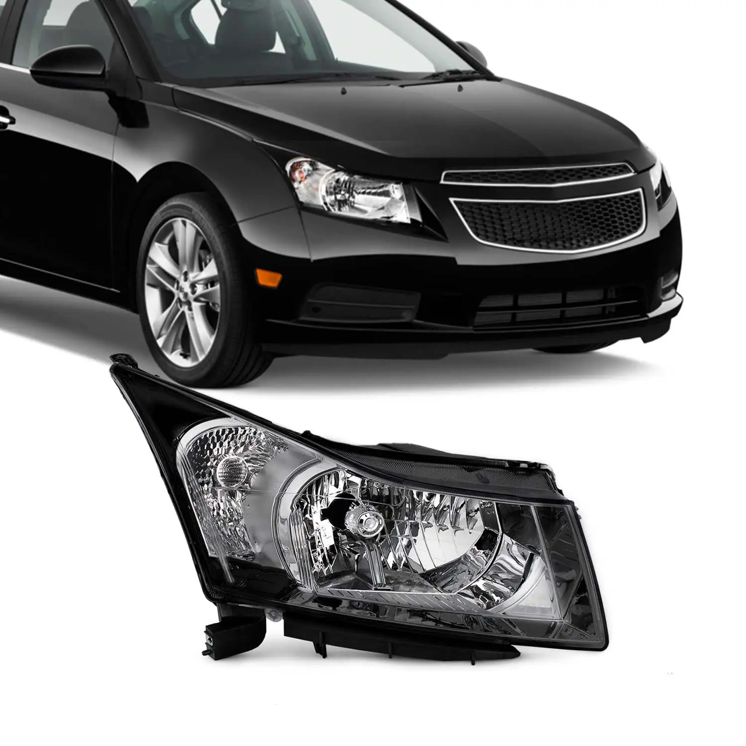 AKKON - For 11-15 Chevy Cruze Factory Style Right Passenger Side Headlight Lamp Replacement