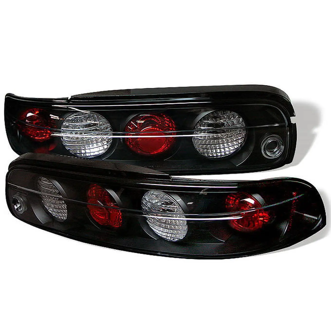 AKKON - For Chevy S10 Pickup S-15 Somona Izusu Hombre Red Clear Tail Lights Brake Lamps Replacement Left + Right