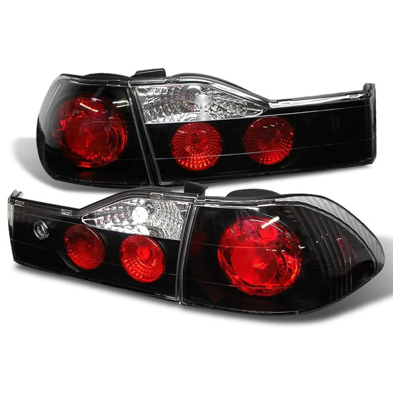 AKKON - For Toyota Tundra Pickup Truck Red Clear Tail Light Rear Brake Lamp Driver Left Side Replacement