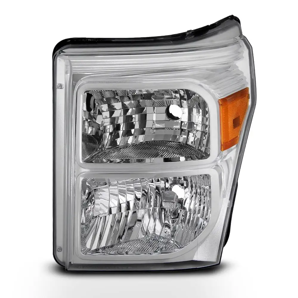 AKKON - For 2011 2012 2013 2014 2015 2016 F250 F350 F450 F550 SuperDuty Left Driver Side Headlight Chrome Lamp