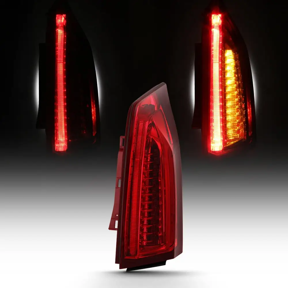 AKKON - Fits Pathfinder SUV Dark Red Tail Lights Brake Lamp Driver Left + Passenger Right Replacement Pair