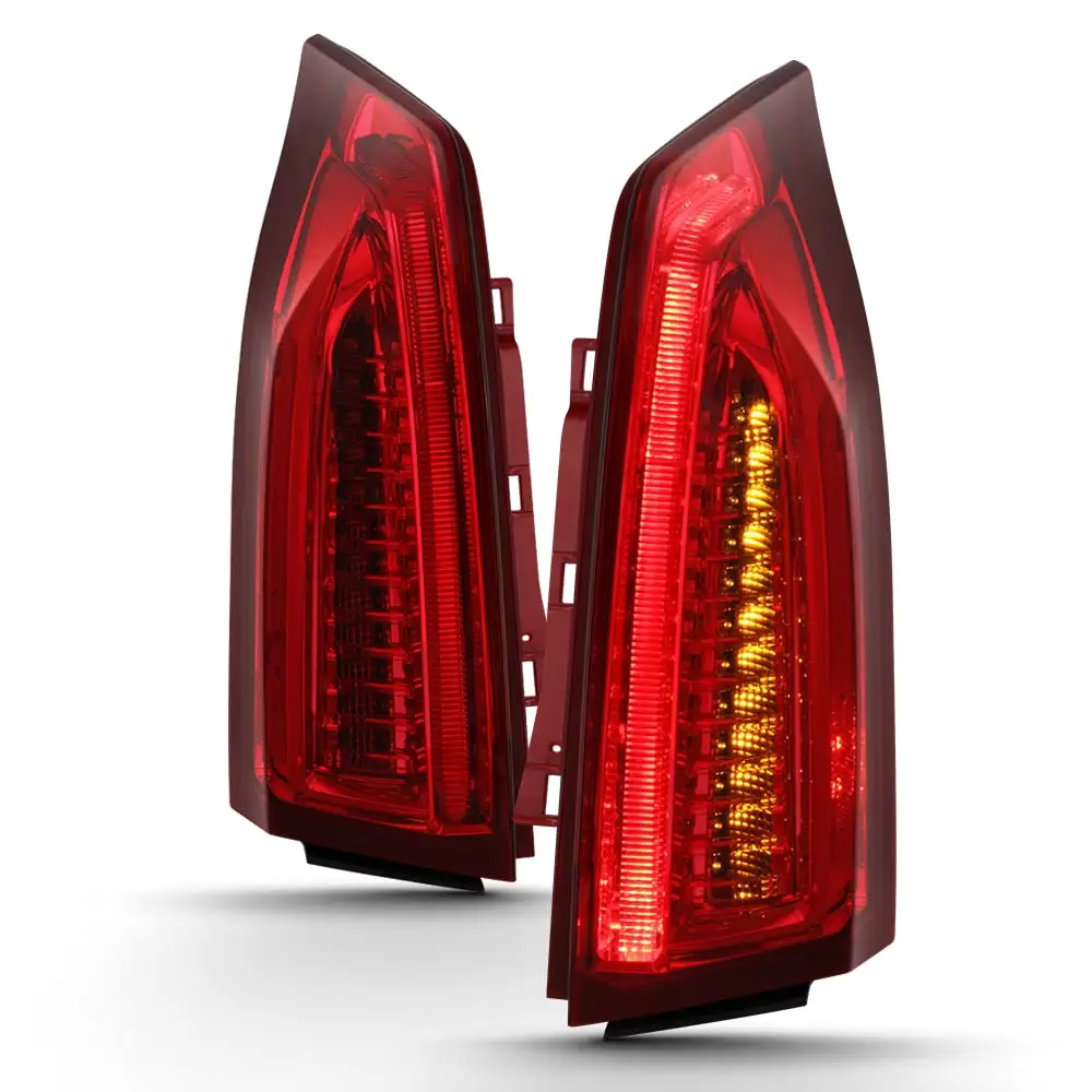 AKKON - For 2003-2014 Chevy Express GMC Savana 1500 | 03-23 2500 3500 Left + Right Black Replacement Tail Lights Lamps Pair