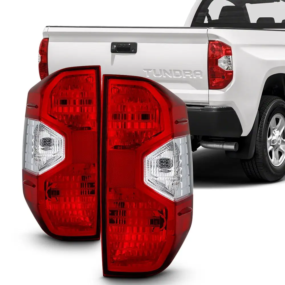 AKKON - Fit 2014 2015 2016 2017 2018 GMC Sierra 1500 [Upgrade to DENALI style] LED Tail Light Rear Brake Lamp Assembly Driver - Passenger Black