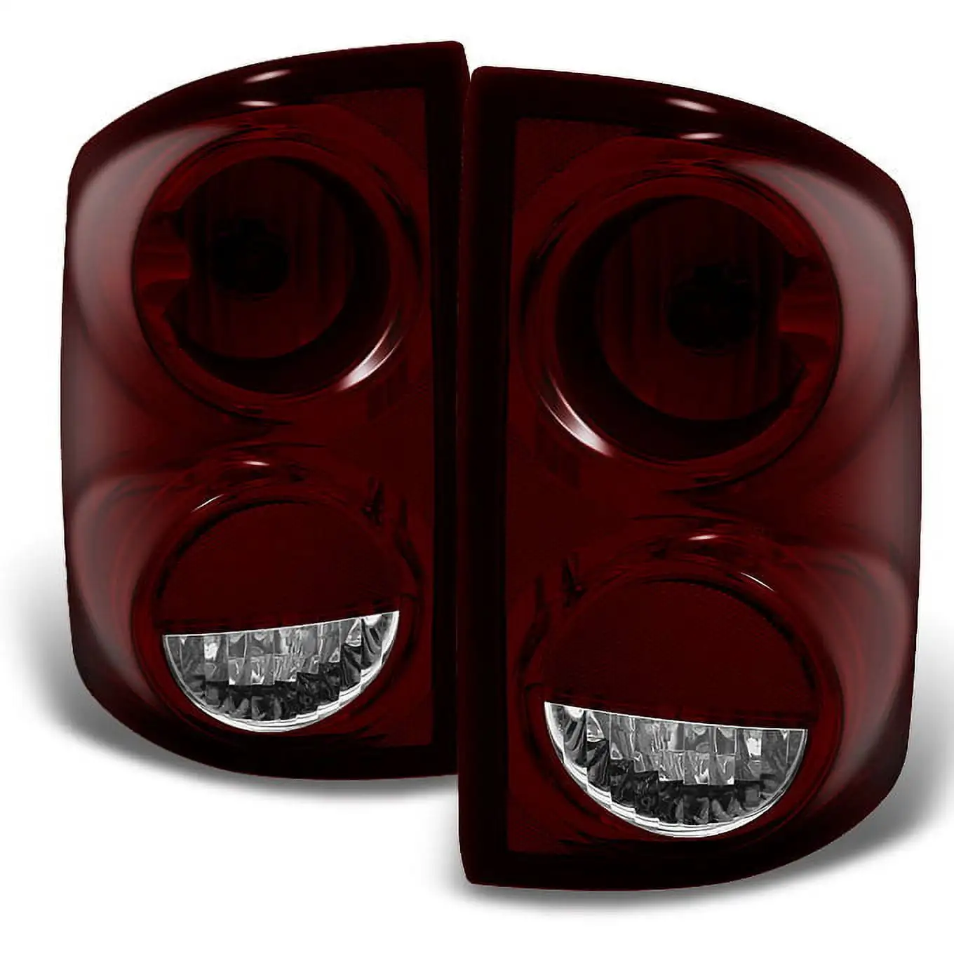 AKKON - For Acura TL UA6 UA7 Type S 3.5L Red Clear Tail Lights Driver Left + Passenger Right Side Replacement