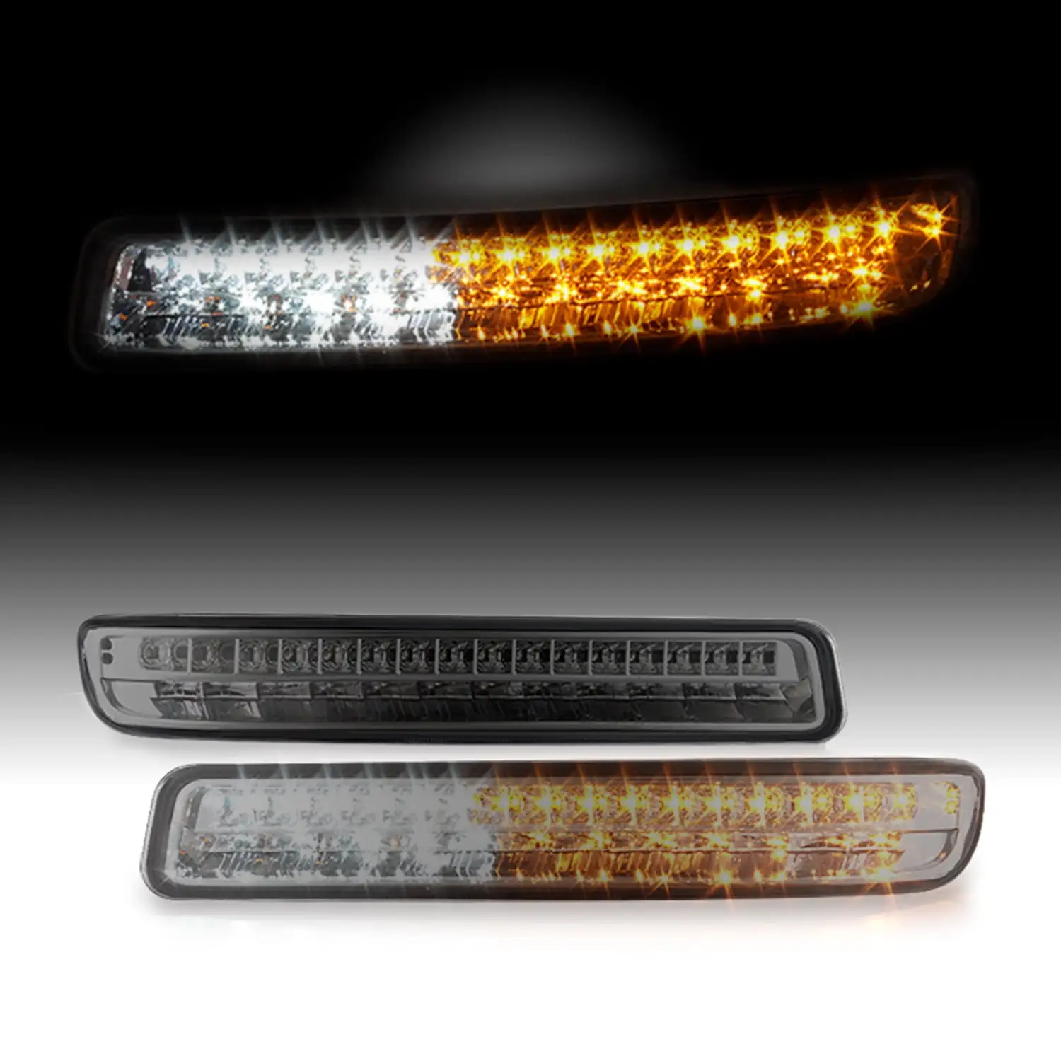 AKKON - Fits 2015-2022 Dodge Charger LED Tube DRL Running Chrome Red Clear Tail Light Brake Lamp Outer Passenger Right