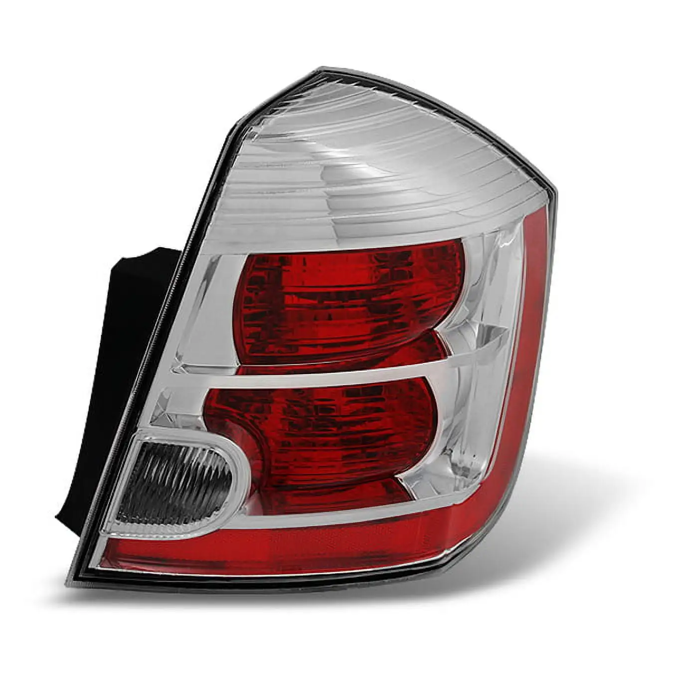 AKKON - Fits 2014 2015 2016 Toyota Corolla 4Door Sedan Chrome Red Clear Tail Lights Brake Lamps Outer Pair Driver + Passenger