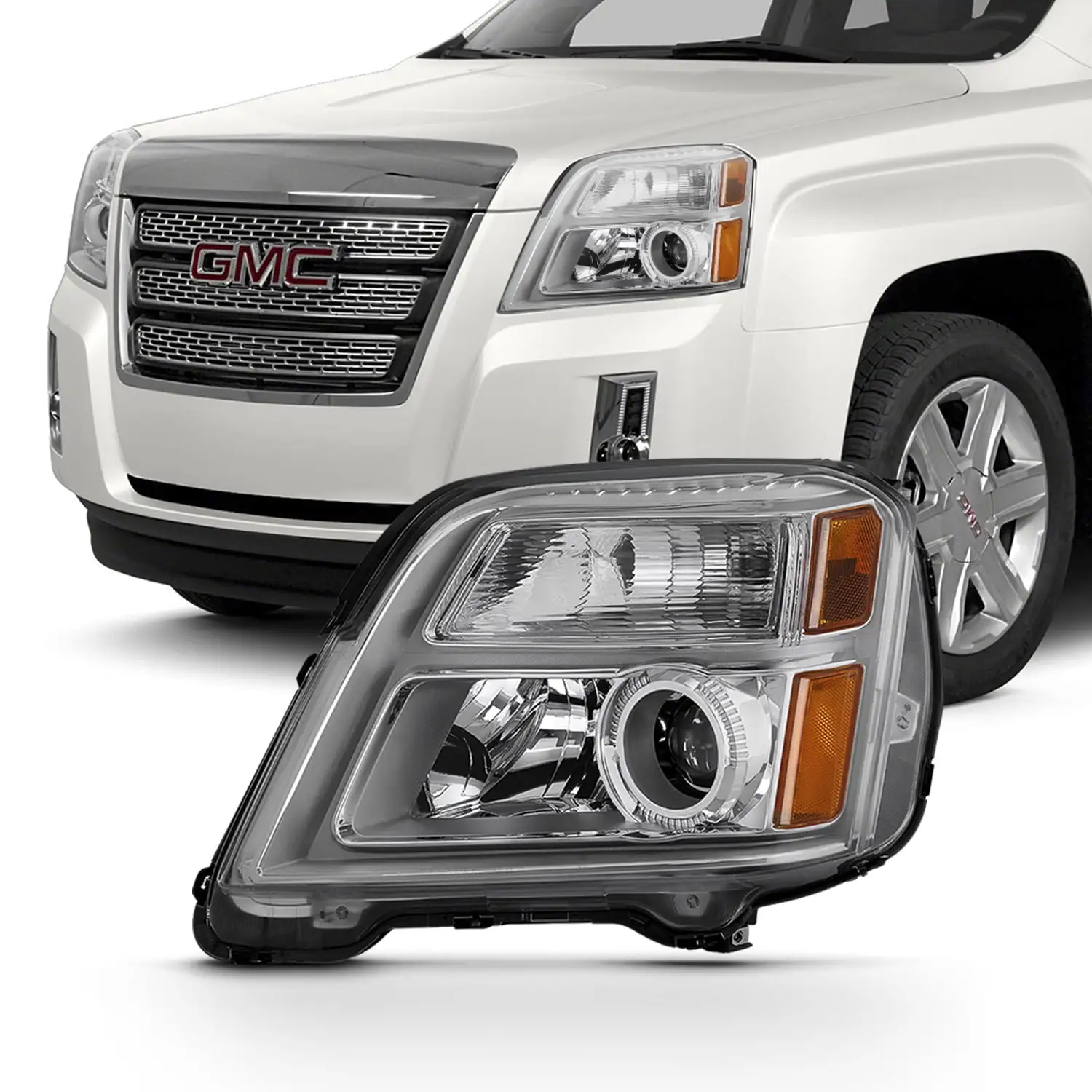 AKKON - [Halogen Type] For 2010-2015 GMC Terrain Original Manufacturer Style Driver Side Only Headlights Assembly