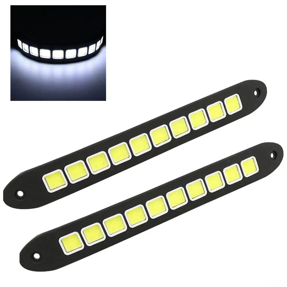 Aceovo Car LED daytime running lights. car flexible COB lamp. car exterior accessories