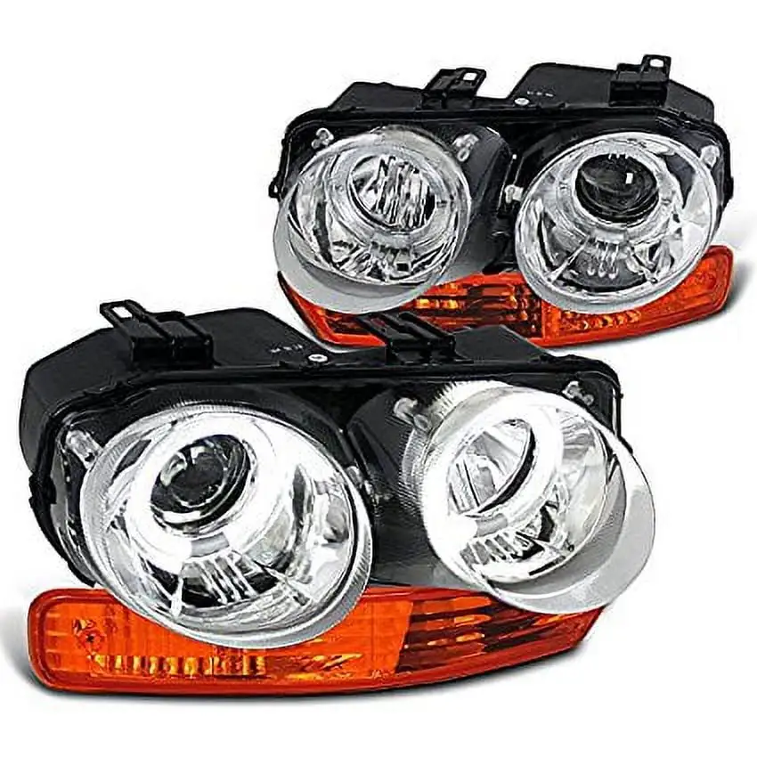 Acura Integra Rs Ls Gs Chrome Halo Projector Headlights. Amber Bumper Lights