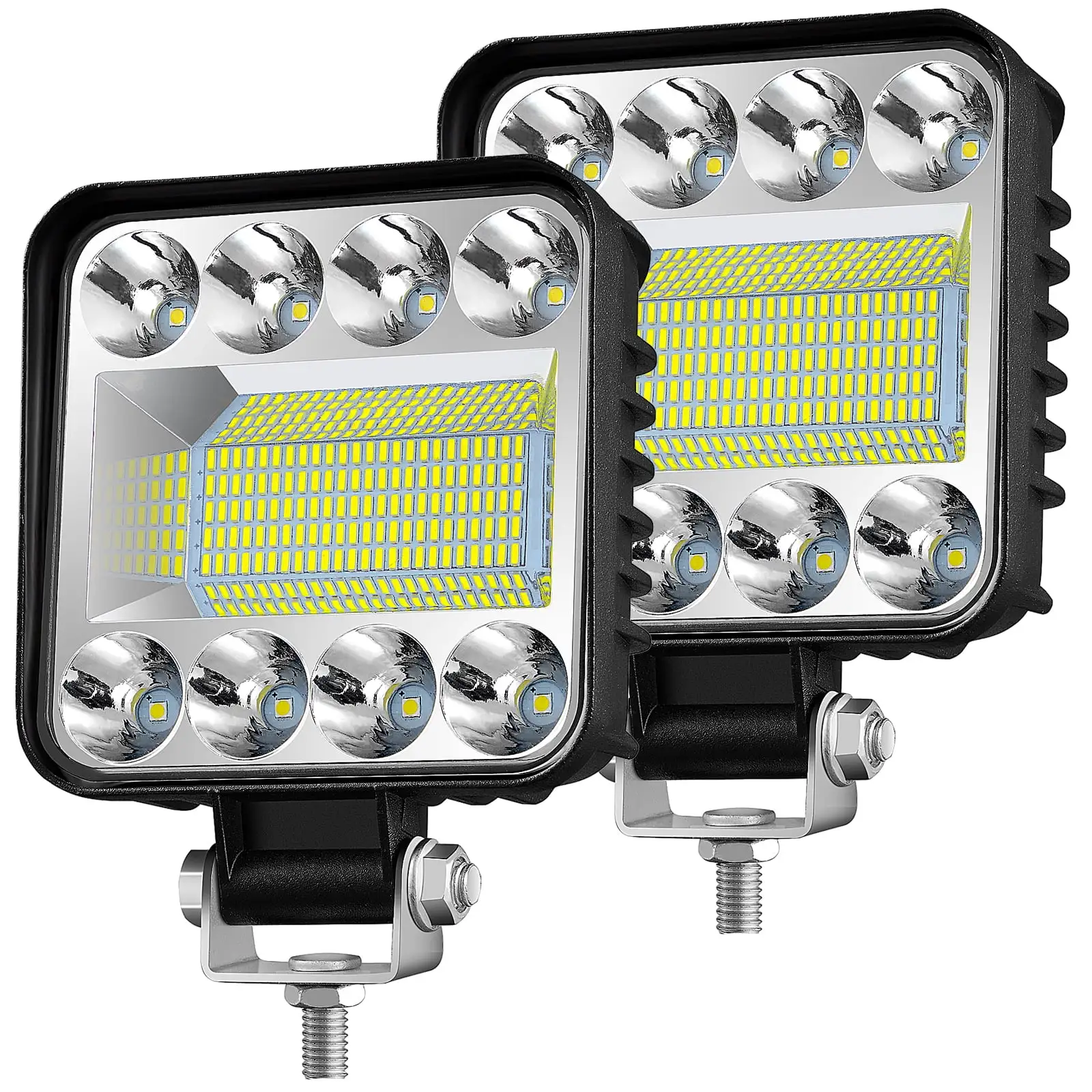 Adzoon LED Tractor Lights. Spot Flood 4 inch 12V.Model:SW040128.Fit for Truck ATV SUV UTV Motorcycle Boat