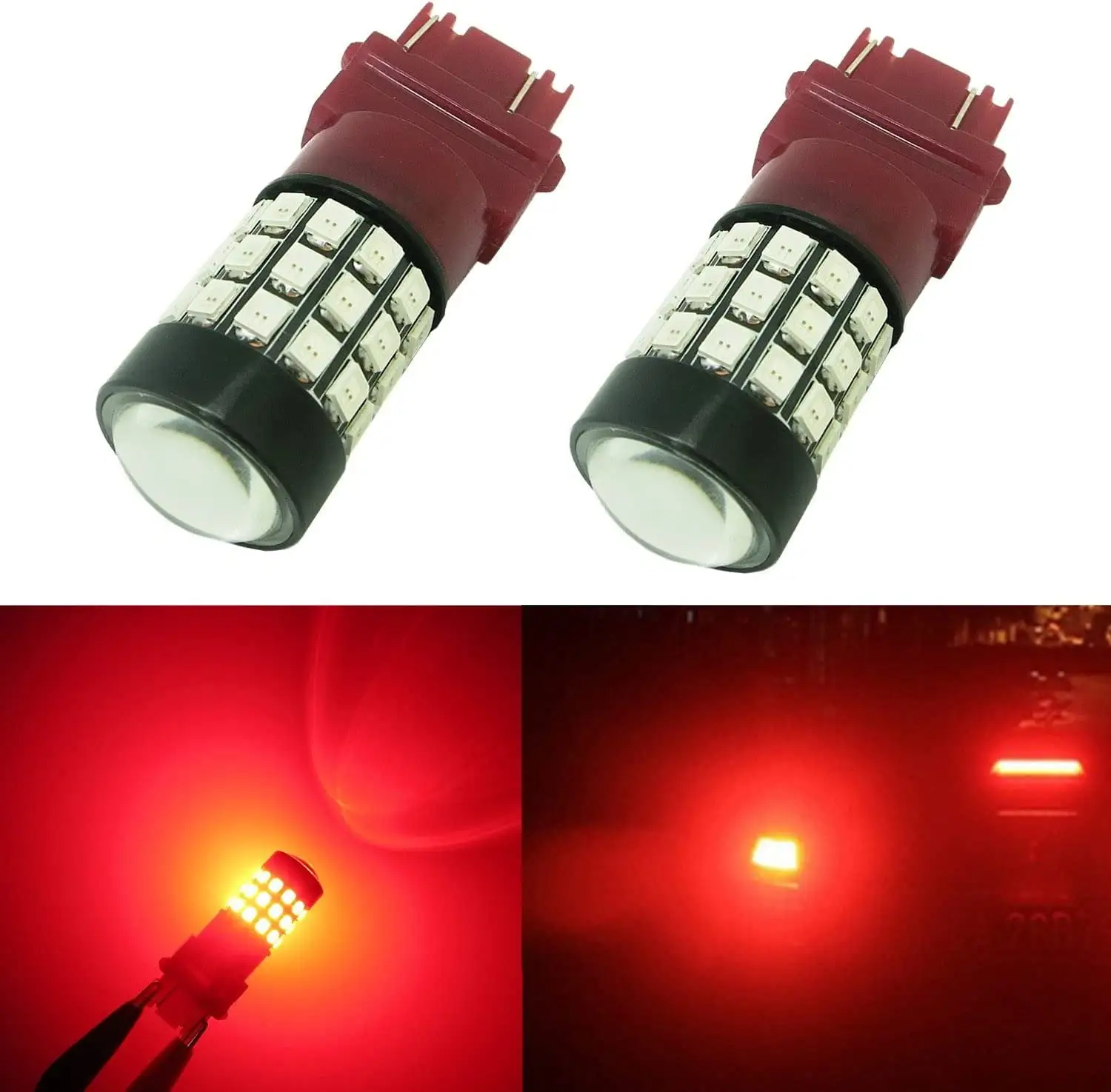 Alla Lighting 2pcs Super Bright 7440 White LED Bulbs Back-Up Reverse Light Lamps Replacement for 2013-2017 Explorer