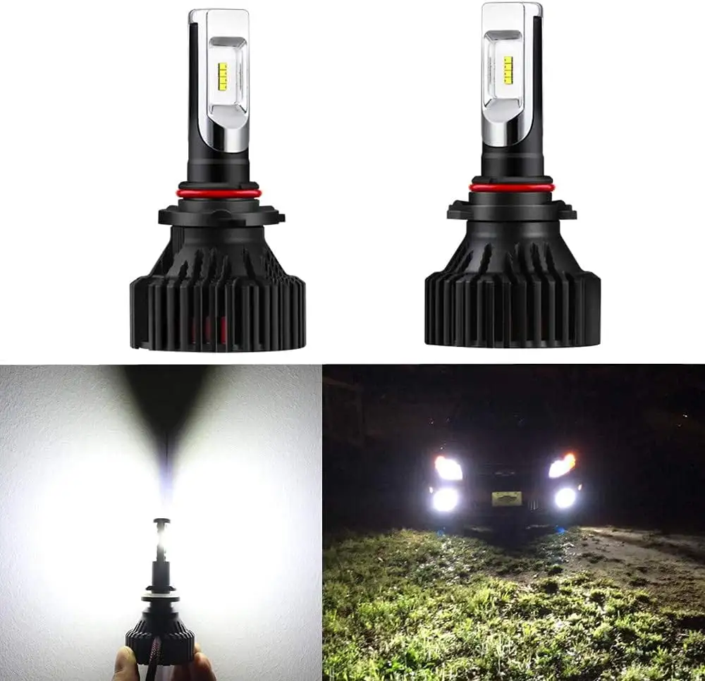 Alla Lighting 2pcs Super Bright 6500K White 9006 HB4 LED Headlight Bulbs LED Low Beam Replacement for 2004-2012 Colorado