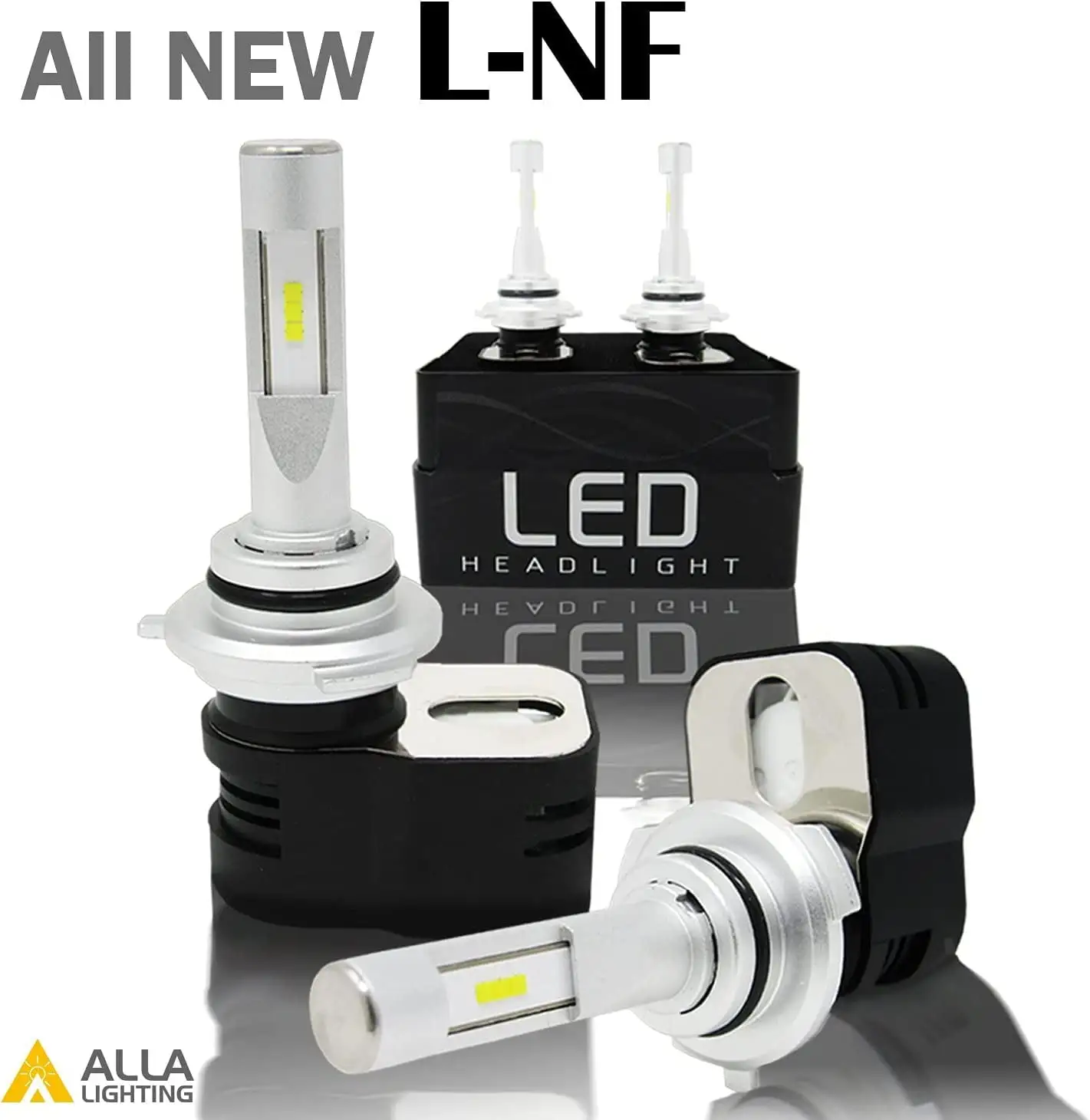 Alla Lighting 2x 8400Lms Super Bright White 9006 HB4 9006LL Low Beam LED Headlights Bulbs 1995-2006 Suburban 1500/2500/ Tahoe