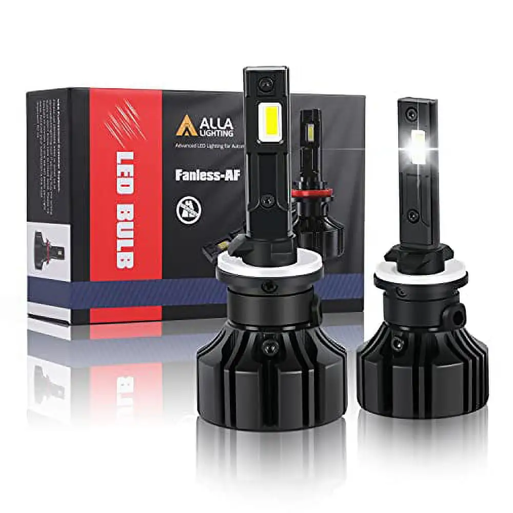 Alla Lighting Fanless Xtreme Super Bright 899 880 LED Headlights(Off-roading) Bulbs High/Low Beam/Fog Lights Upgrade. 6000K Xenon White 884 885 887 893