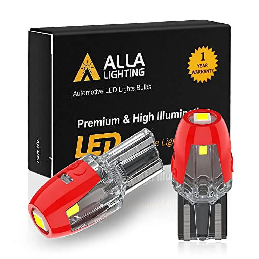 Alla Lighting Miniature T10 168 194 LED Bulbs. 12v License. Map Lights. Dome Lights. Trunk Lights. Step Courtesy Lights. Door Interior Lights