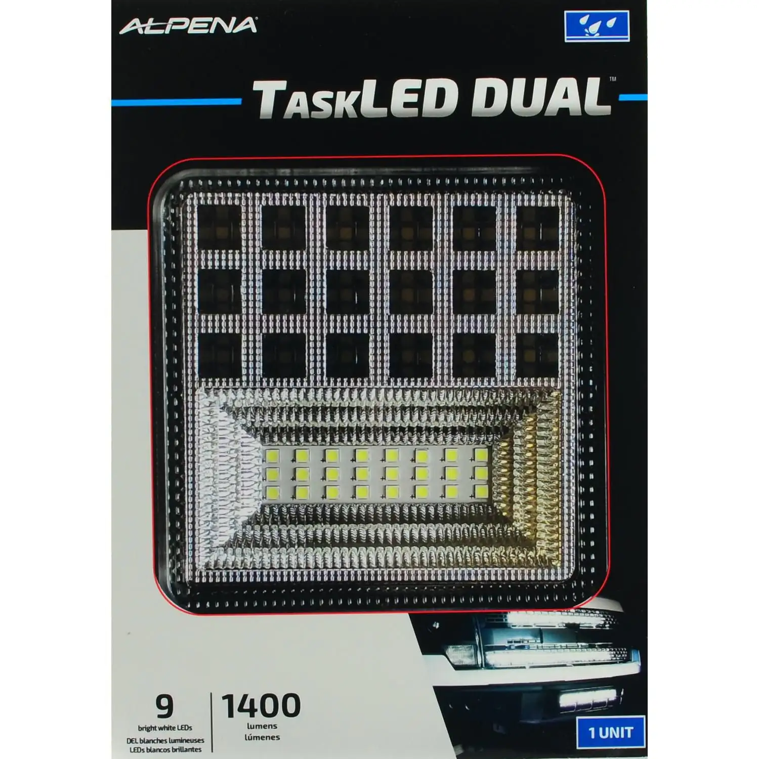 Alpena Task LED Dual - Dual Beam LED Utility. Task. Off-Road. Auxiliary Light. 1 each. sold by each