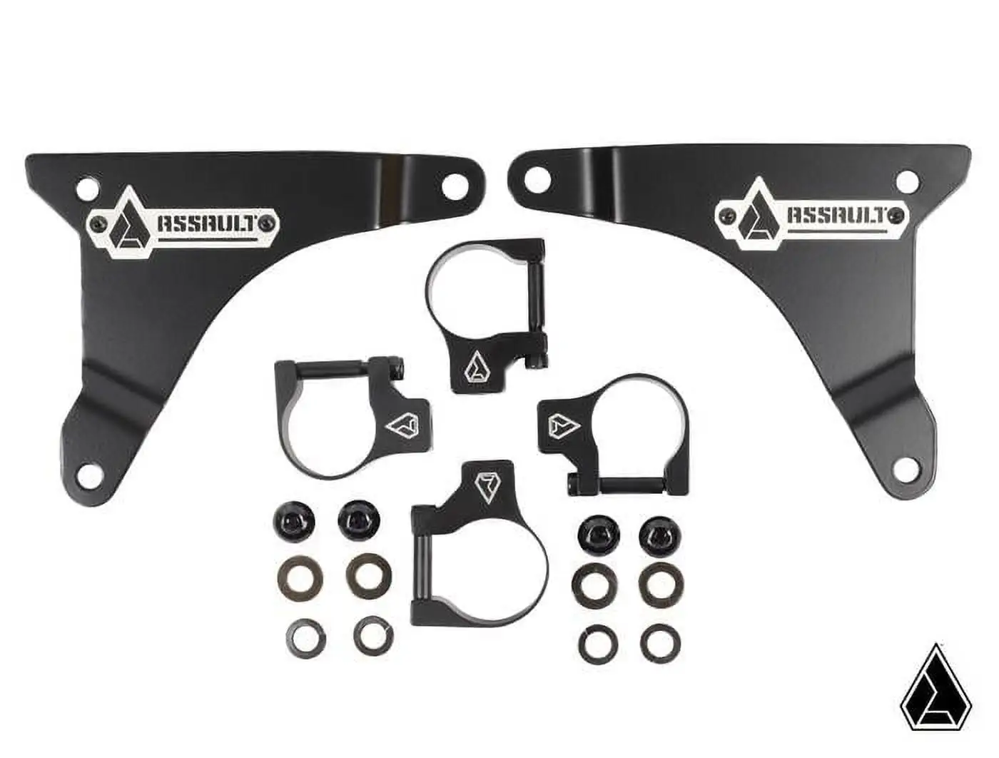 Assault Industries 2 Cage Black 40 Light Bar Mount Bracket Kit Universal