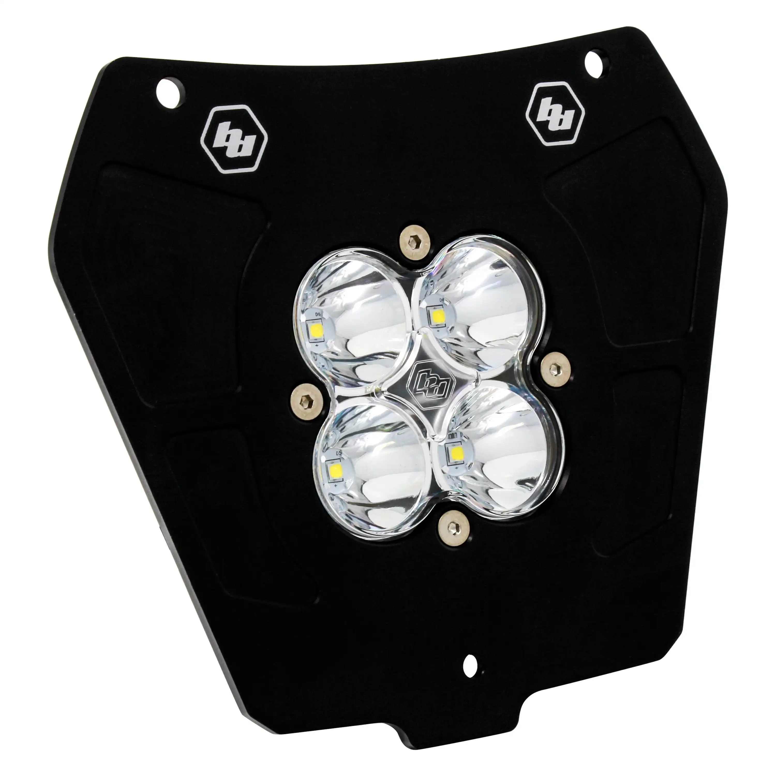 Baja Designs 55-7081 - Headlight Location Mounted Squadron Sport 3 20W Square Driving/Combo Beam LED Light Kit