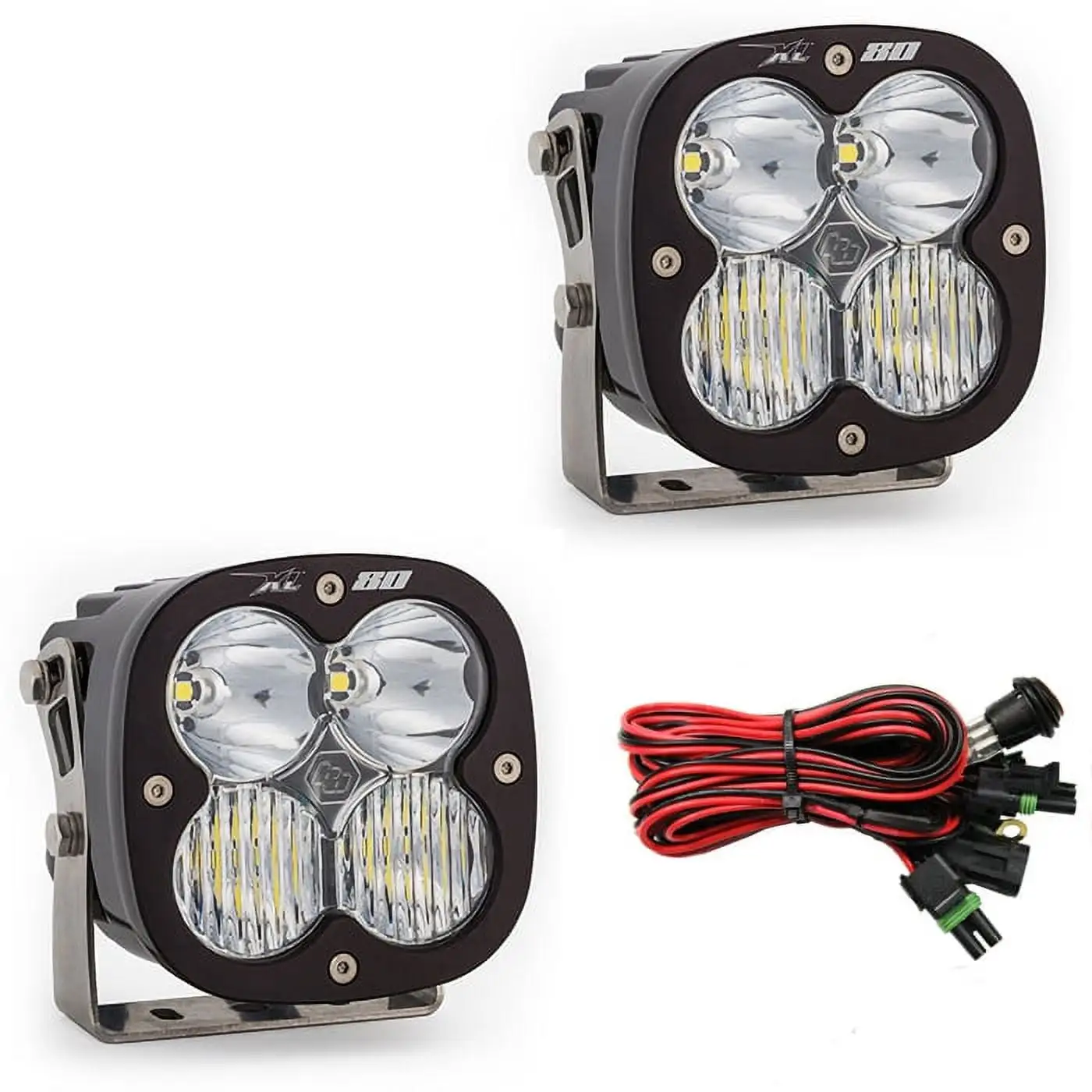 Baja Designs 677803 LED Light Pods Driving Combo Pattern Pair XL80 Series