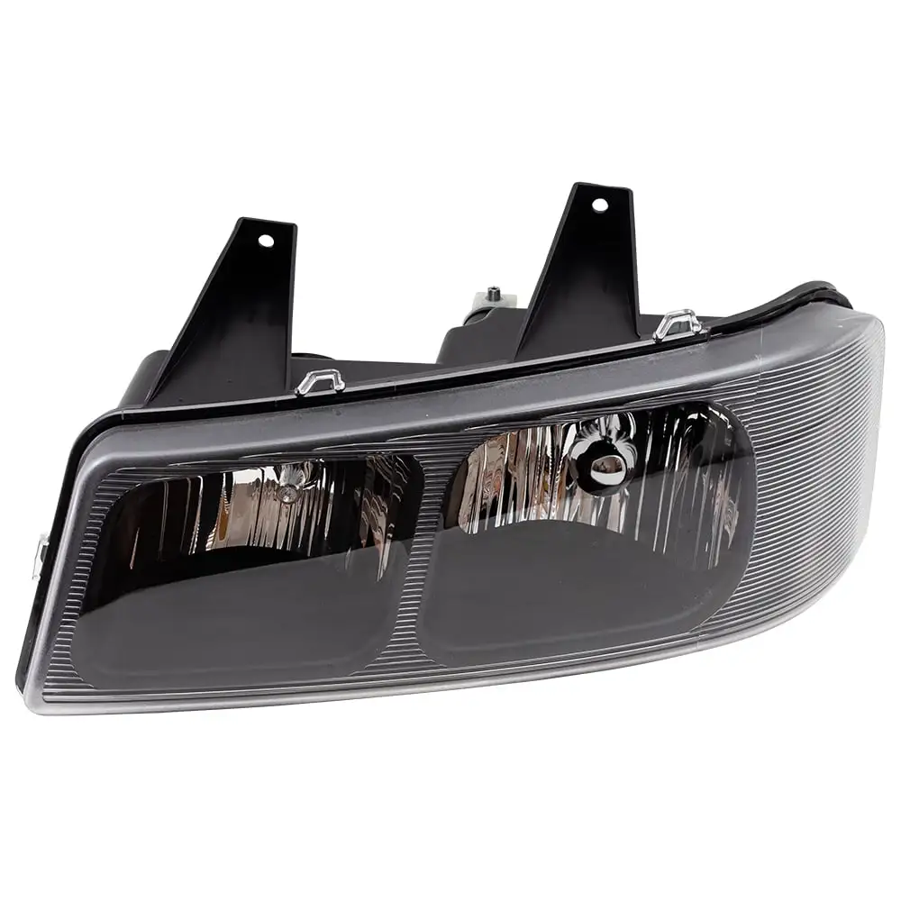 Brock Aftermarket Replacement Driver Left Halogen Composite Headlight Assembly Compatible With 15879433