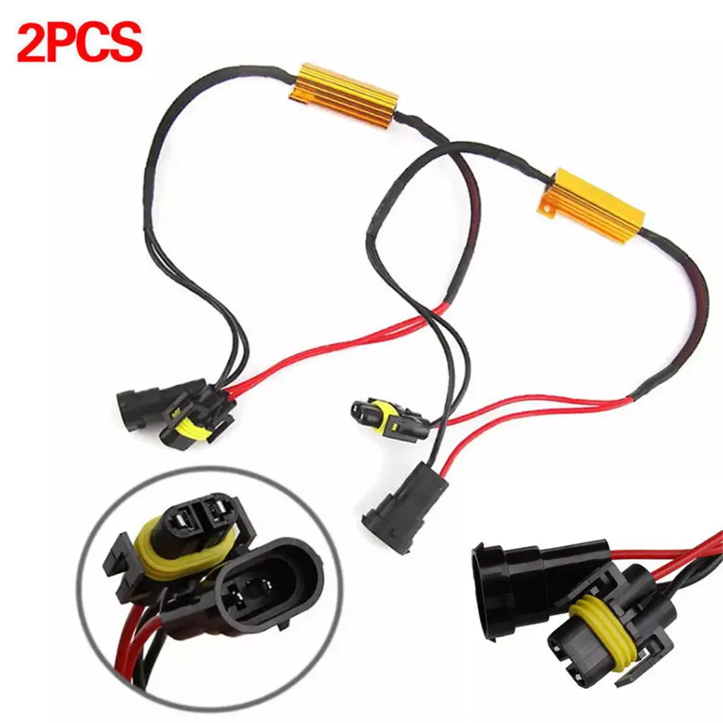 Car Accessories Surpdew 2Pcs H11 Led Daytime Running Light (Drl) Load Resistor.Error Free Decoder Canceller As Shown