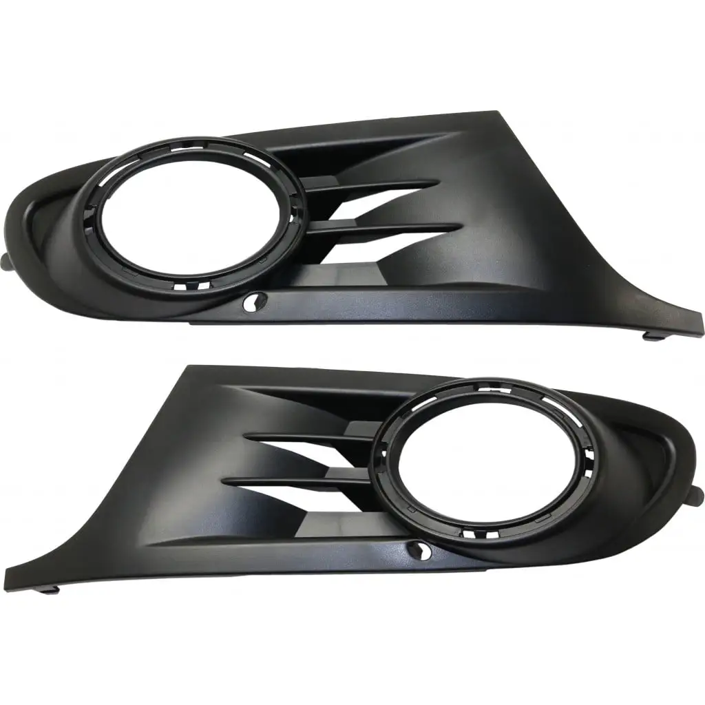 CarLights360: For Volkswagen Golf Fog Light Bezel Cover 2010 11 12 13 2014 Driver and Passenger Side Pair For VW1038109 + VW1039109