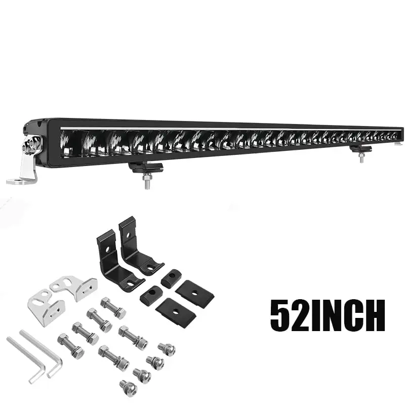 Colight 58-ZH 52 INCH Driving LED Light Bar Amber/White DRL Offroad For Truck 4WD UTV SUV ATV