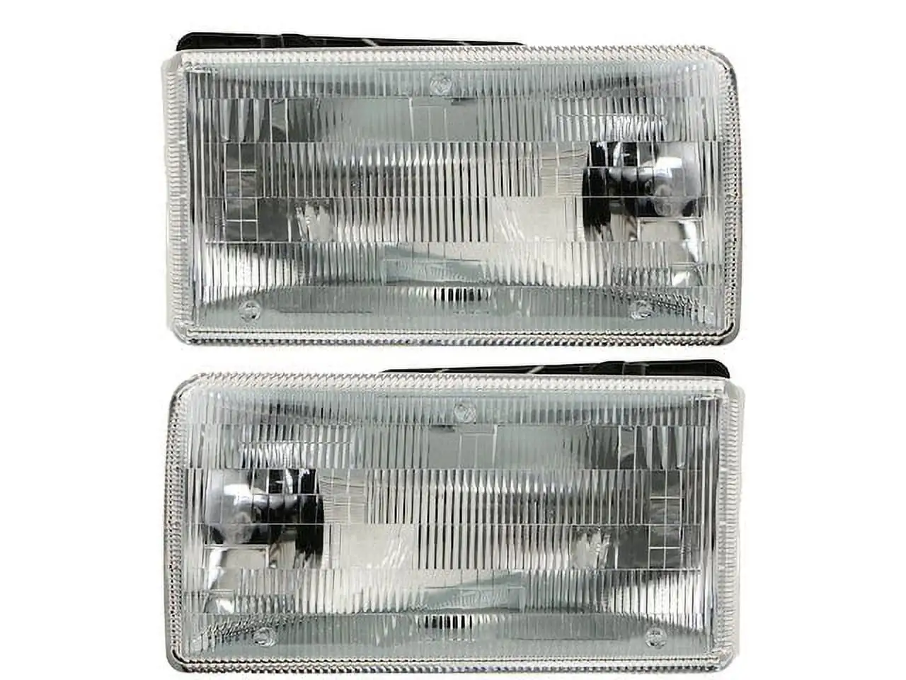 Composite Headlight Assembly - Set of 2 - Compatible with 1991 - 1996 Dodge Dakota 1992 1993 1994 1995