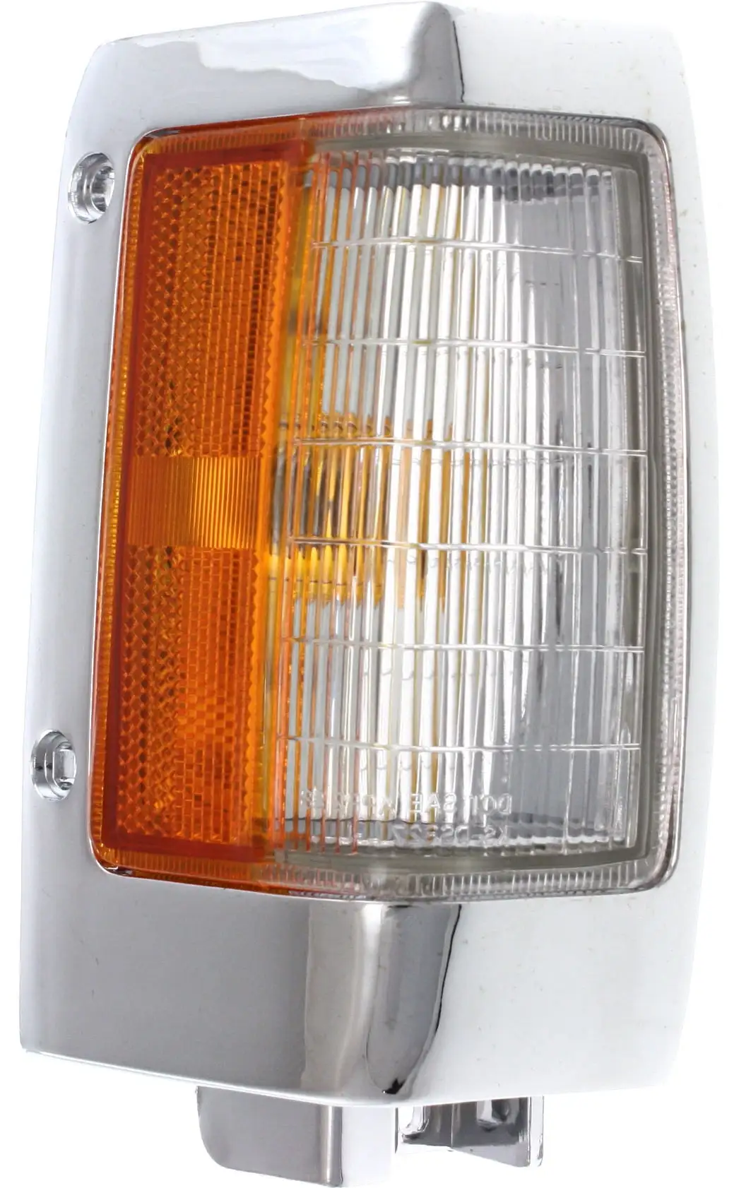 Corner Light Compatible with NISSAN PICKUP 1990-1997 RH Assembly with Chrome Trim