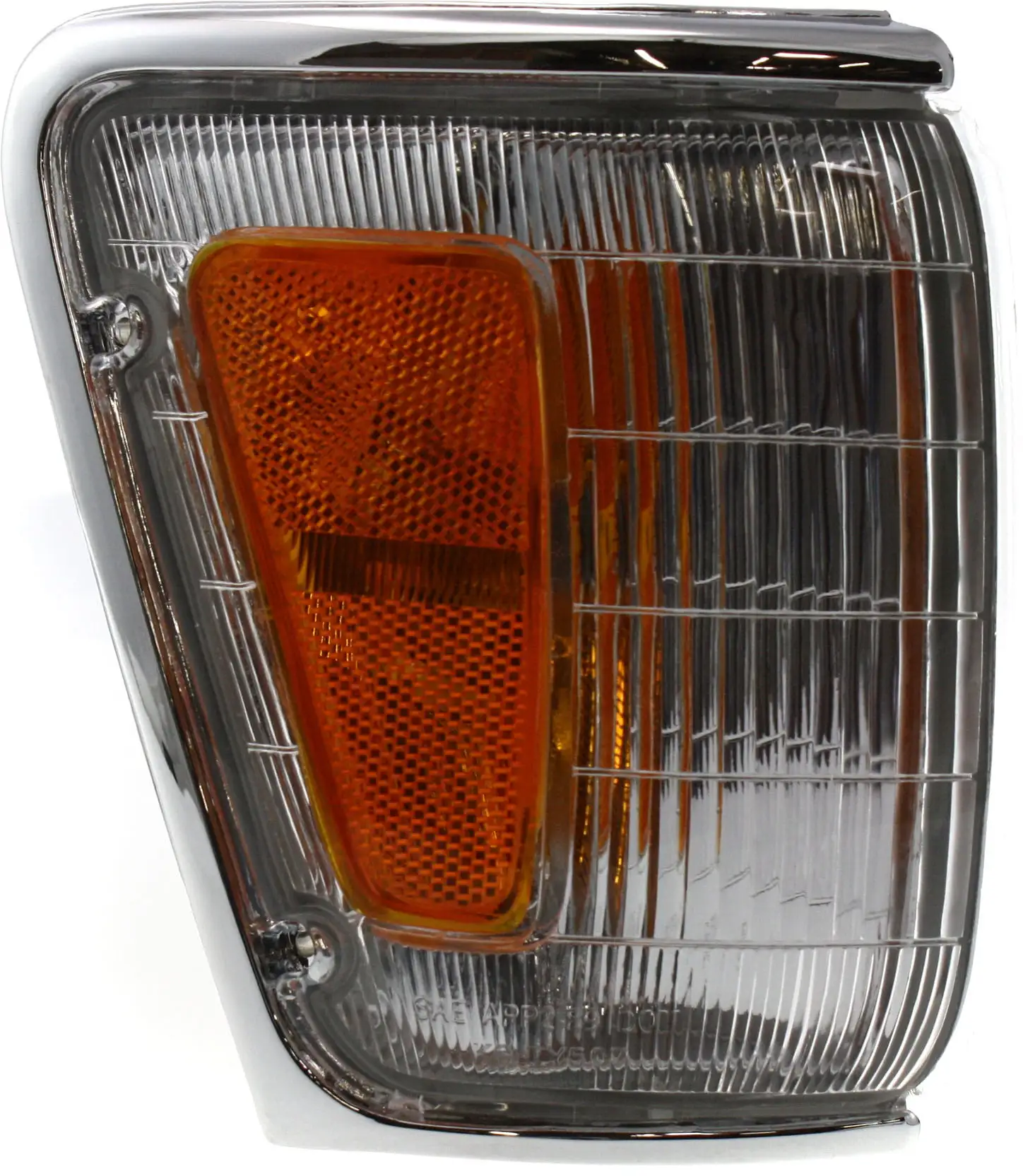 Corner Light Compatible with TOYOTA PICKUP 1989-1991 RH Assembly with Chrome Trim