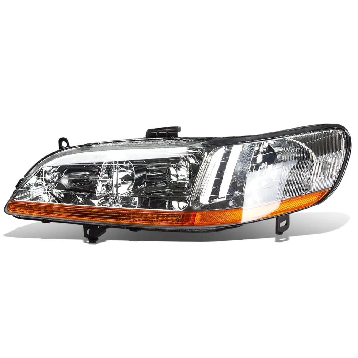 DNA Motoring OEM-HL-0001-L For 1998 to 2002 Honda Accord 1PC Factory Style Headlight Headlamp Assembly Left / Driver Side HO2502111