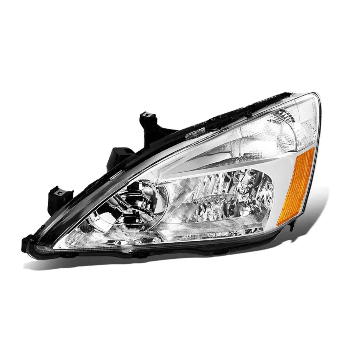 DNA Motoring OEM-HL-0002-L For 2003 to 2007 Honda Accord 1PC Factory Style Headlight Headlamp Assembly Left / Driver Side 04 05 06 HO2502120