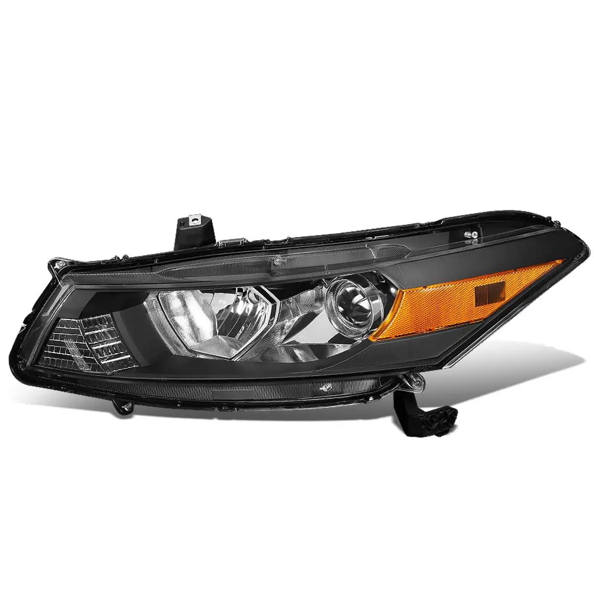 DNA Motoring OEM-HL-0004-L For 2008 to 2012 Honda Accord Coupe Left / Driver Side Factory Style Projector Headlight Headlamp 09 10 11 HO2502135