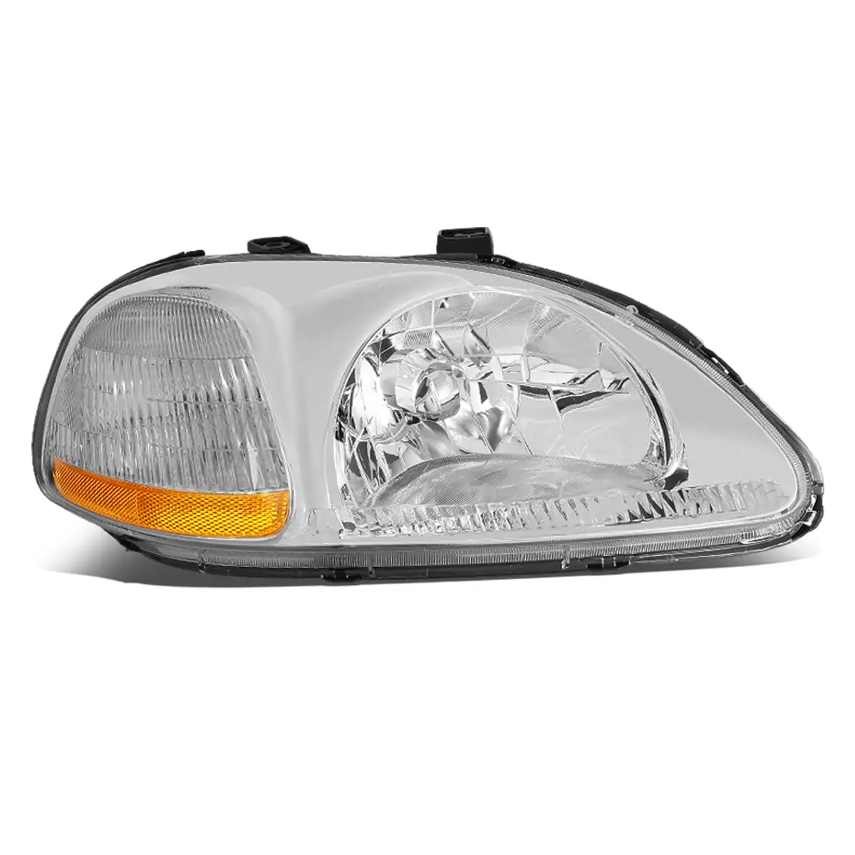 DNA Motoring OEM-HL-0005-R For 1996 to 1998 Honda Civic 1PC Factory Style Driving Headlight Headlamp Assembly Right / Passenger Side 97 HO2503110