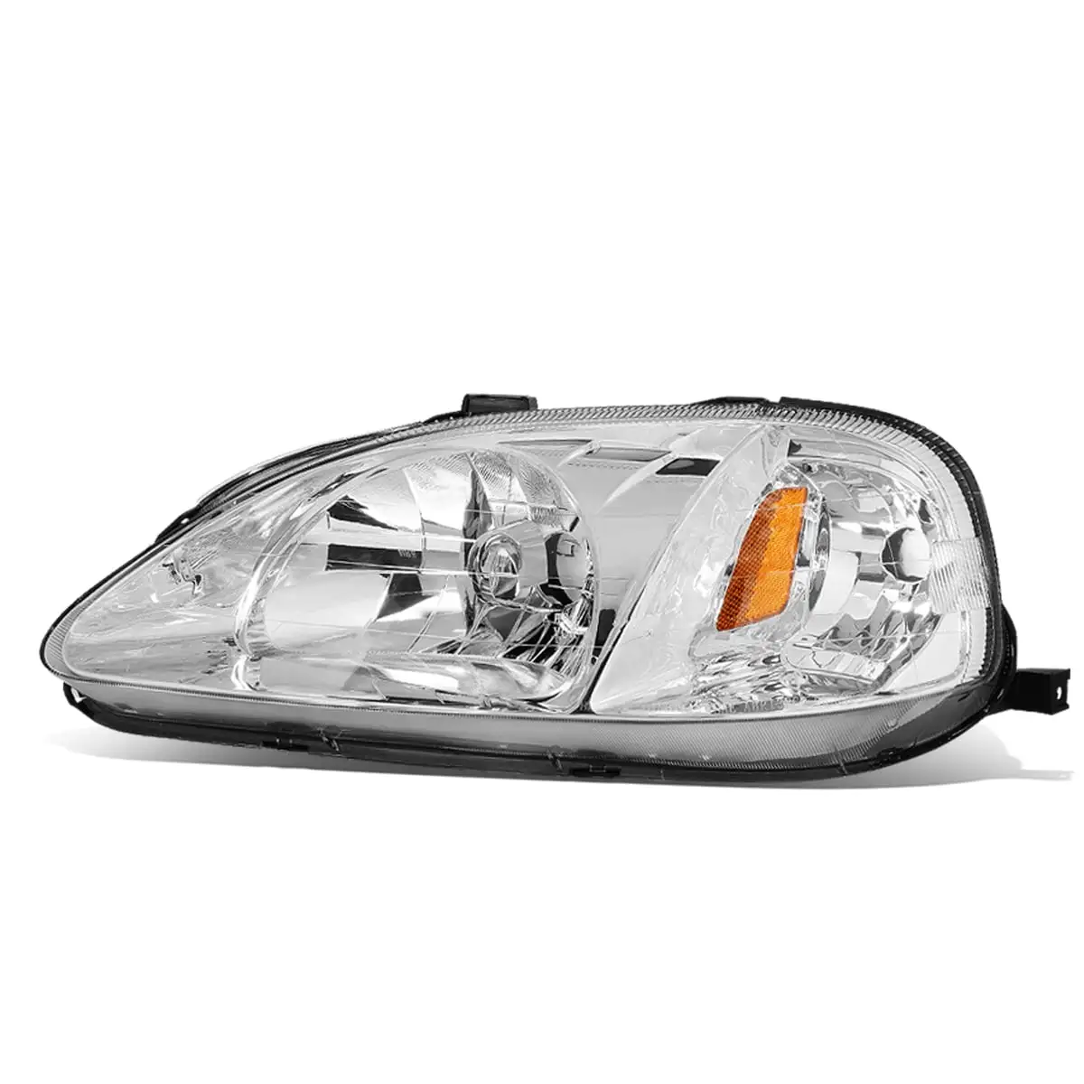 DNA Motoring OEM-HL-0006-L For 1999 to 2000 Honda Civic 1PC Factory Style Driving Headlight Headlamp Assembly Left / Driver Side HO2502113