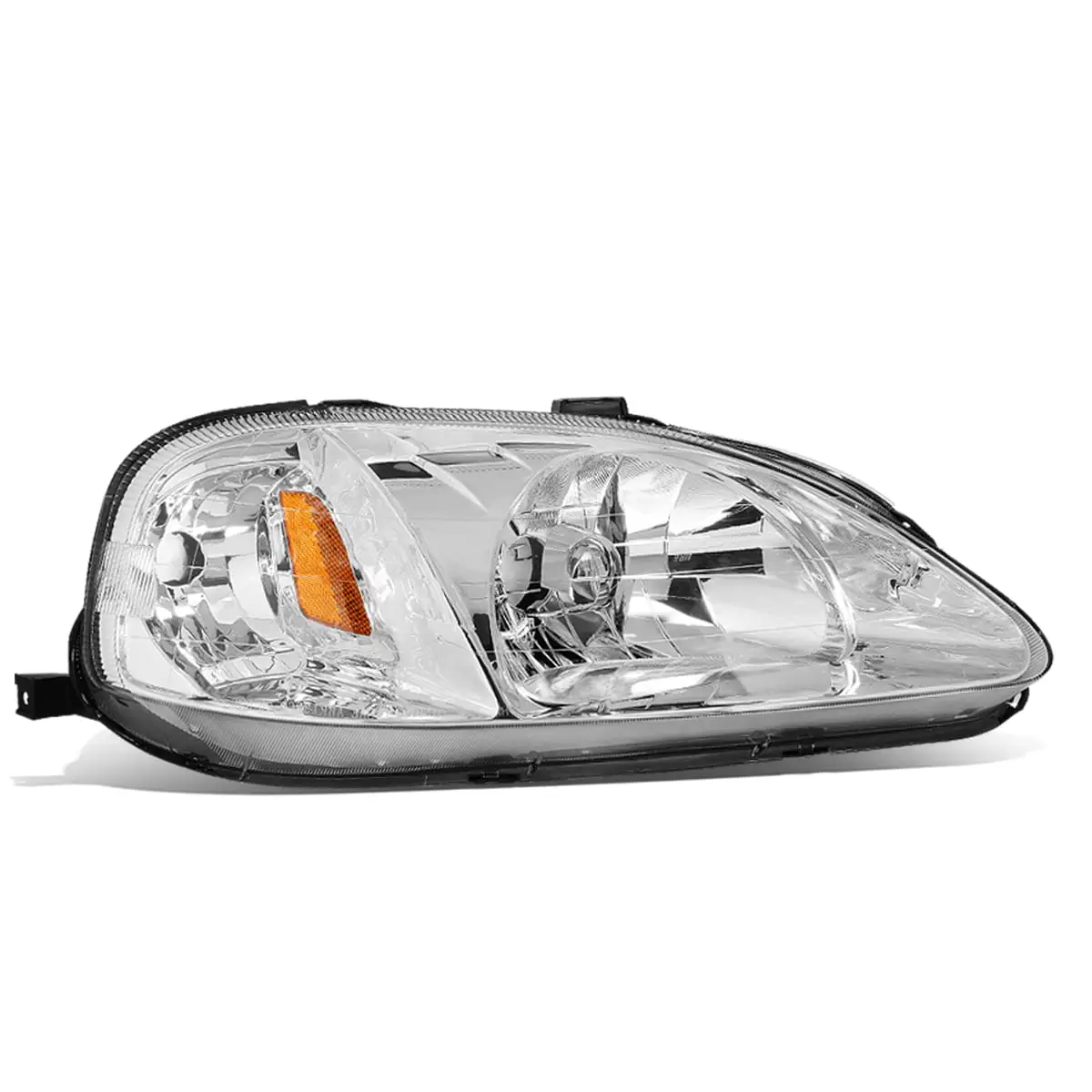 DNA Motoring OEM-HL-0006-R For 1999 to 2000 Honda Civic 1PC Factory Style Driving Headlight Headlamp Assembly Right / Passenger Side HO2503113