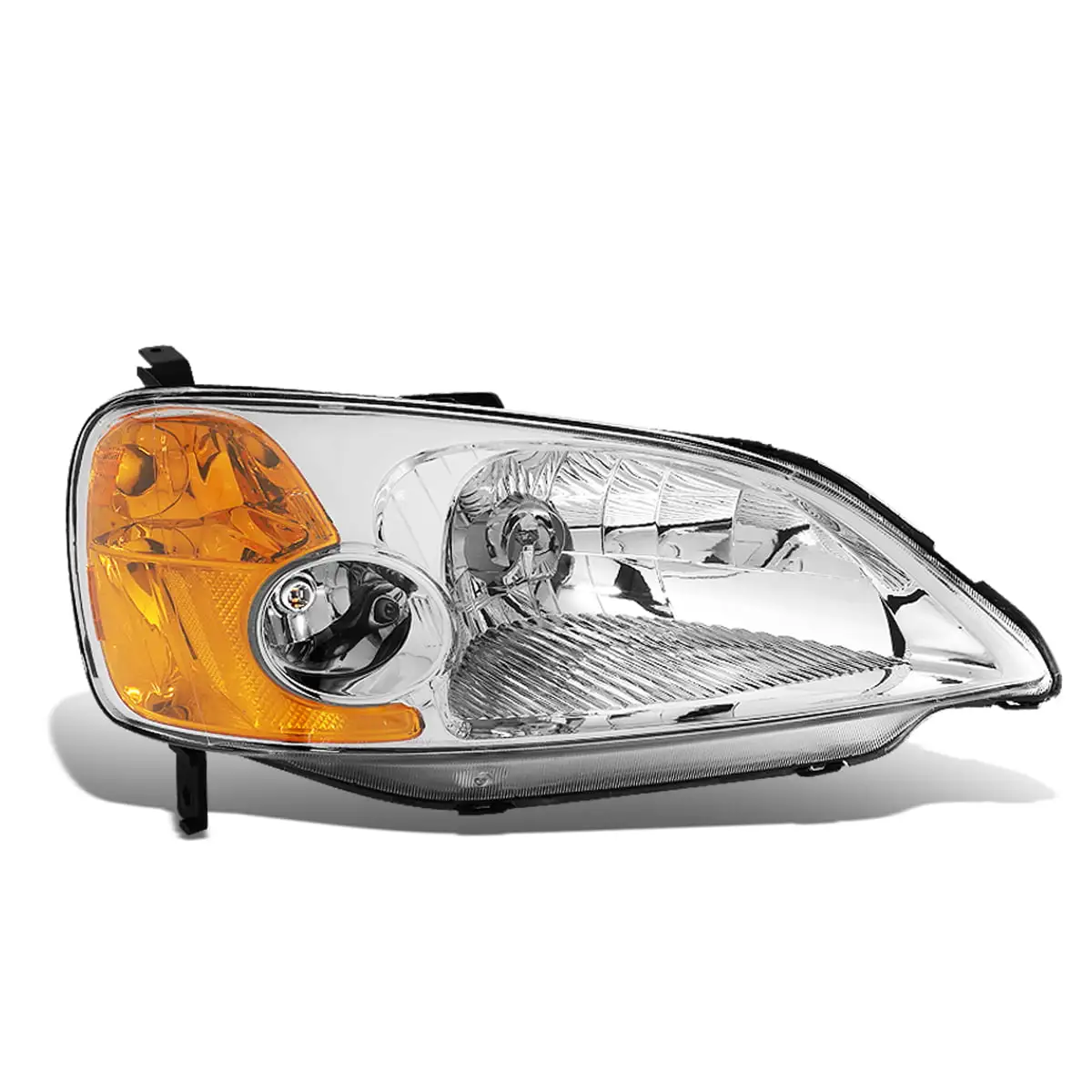 DNA Motoring OEM-HL-0007-R For 2001 to 2003 Honda Civic 1PC Factory Style Driving Headlight Headlamp Assembly Right / Passenger Side 02 HO2503116