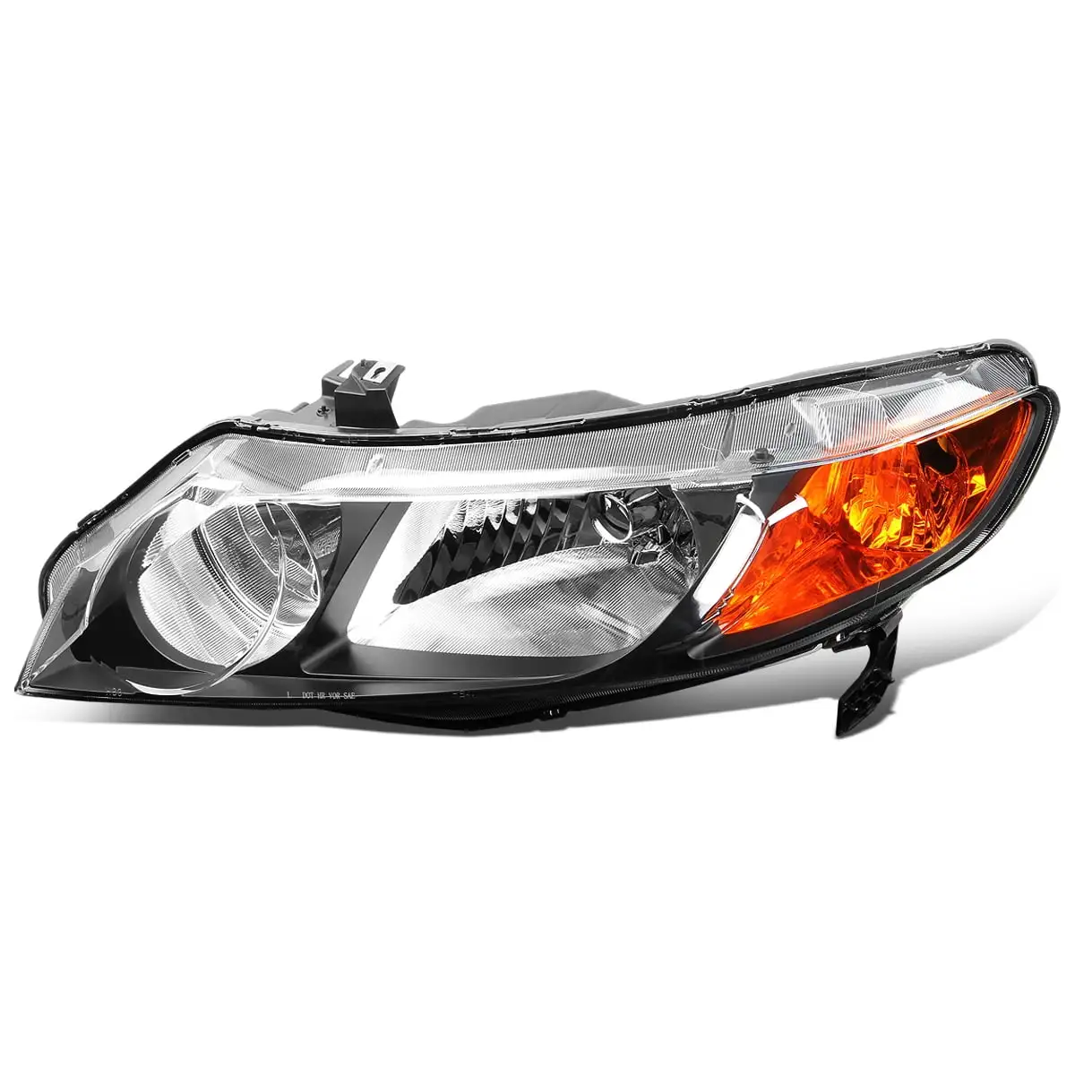 DNA Motoring OEM-HL-0008-L For 2006 to 2011 Honda Civic Sedan 1PC Factory Style Headlight Headlamp Assembly Left / Driver Side 07 08 09 10 HO2520110