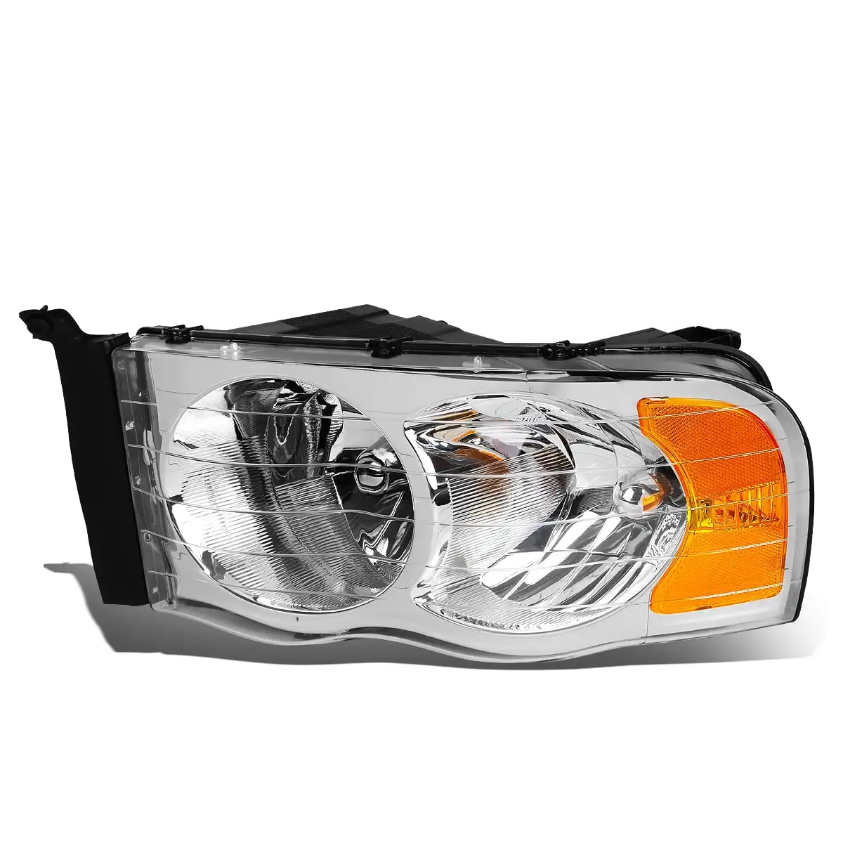 DNA Motoring OEM-HL-0015-L For 2002 to 2005 Dodge Ram Truck 1500 2500 3500 Factory Style Headlight Lamp Assembly Left / Driver Side CH2502135