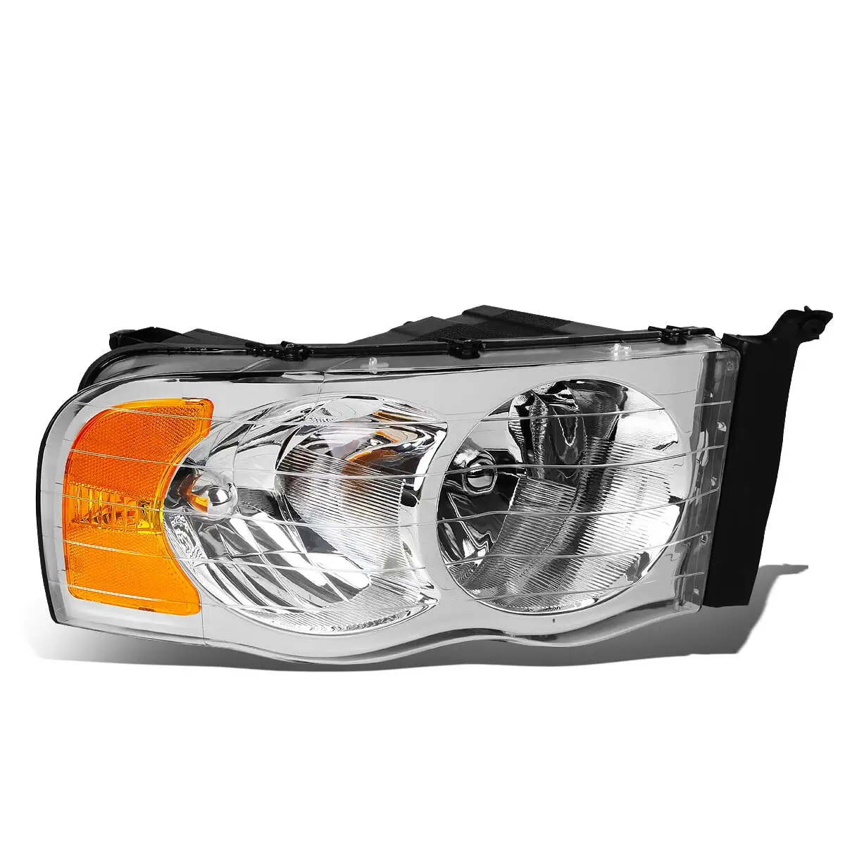 DNA Motoring OEM-HL-0015-R For 2002 to 2005 Dodge Ram Truck 1500 2500 3500 1PC Factory Style Headlight Headlamp Assembly Right / Passenger Side 03 04 CH2503135